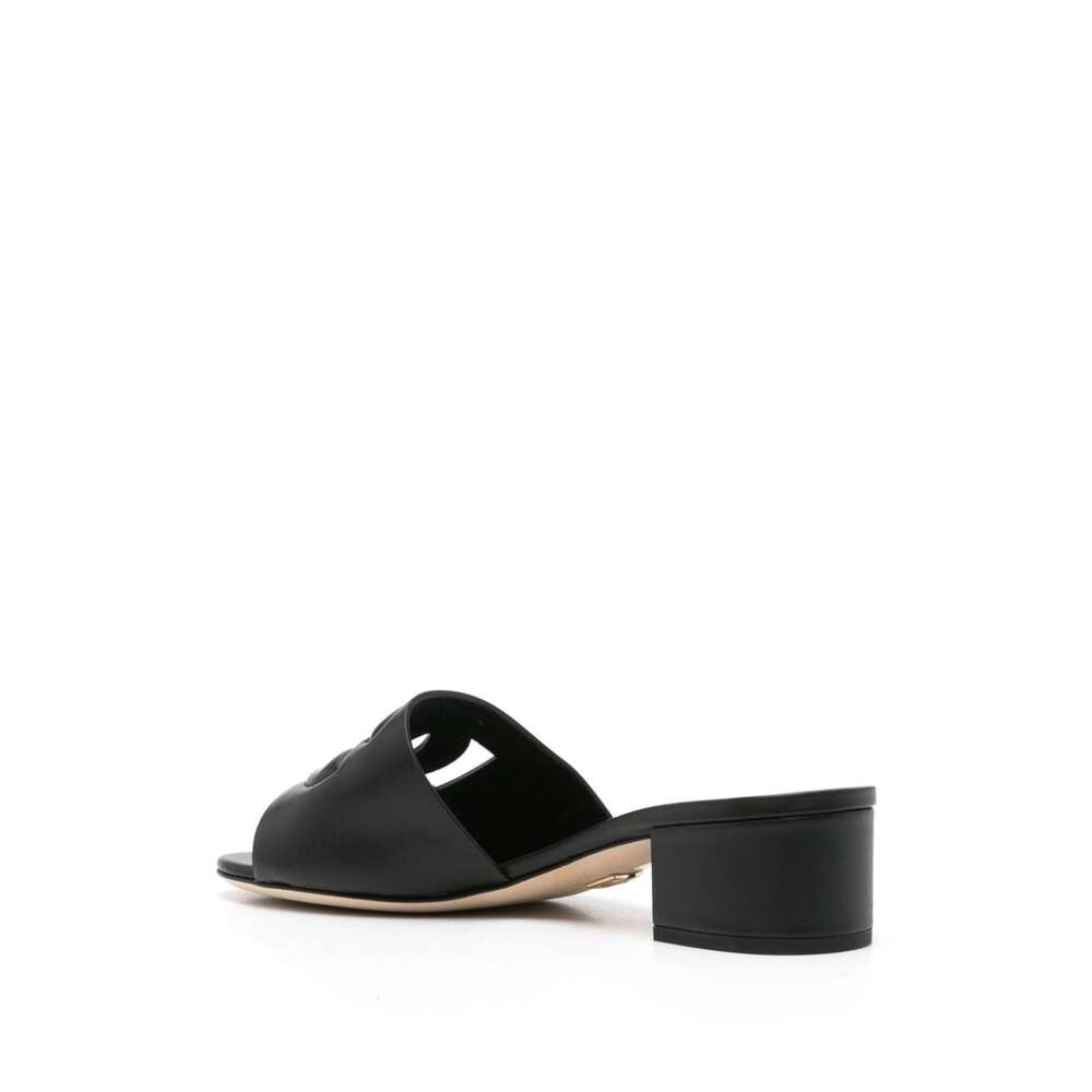 Dolce & Gabbana 'dg Logo Slides For Stylish In Black