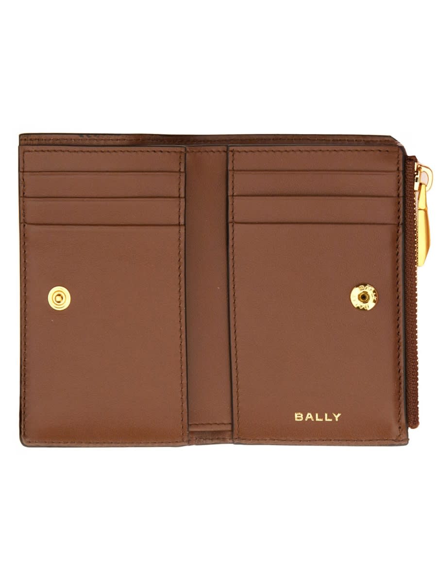 Shop Bally Wallet Tails In Brown