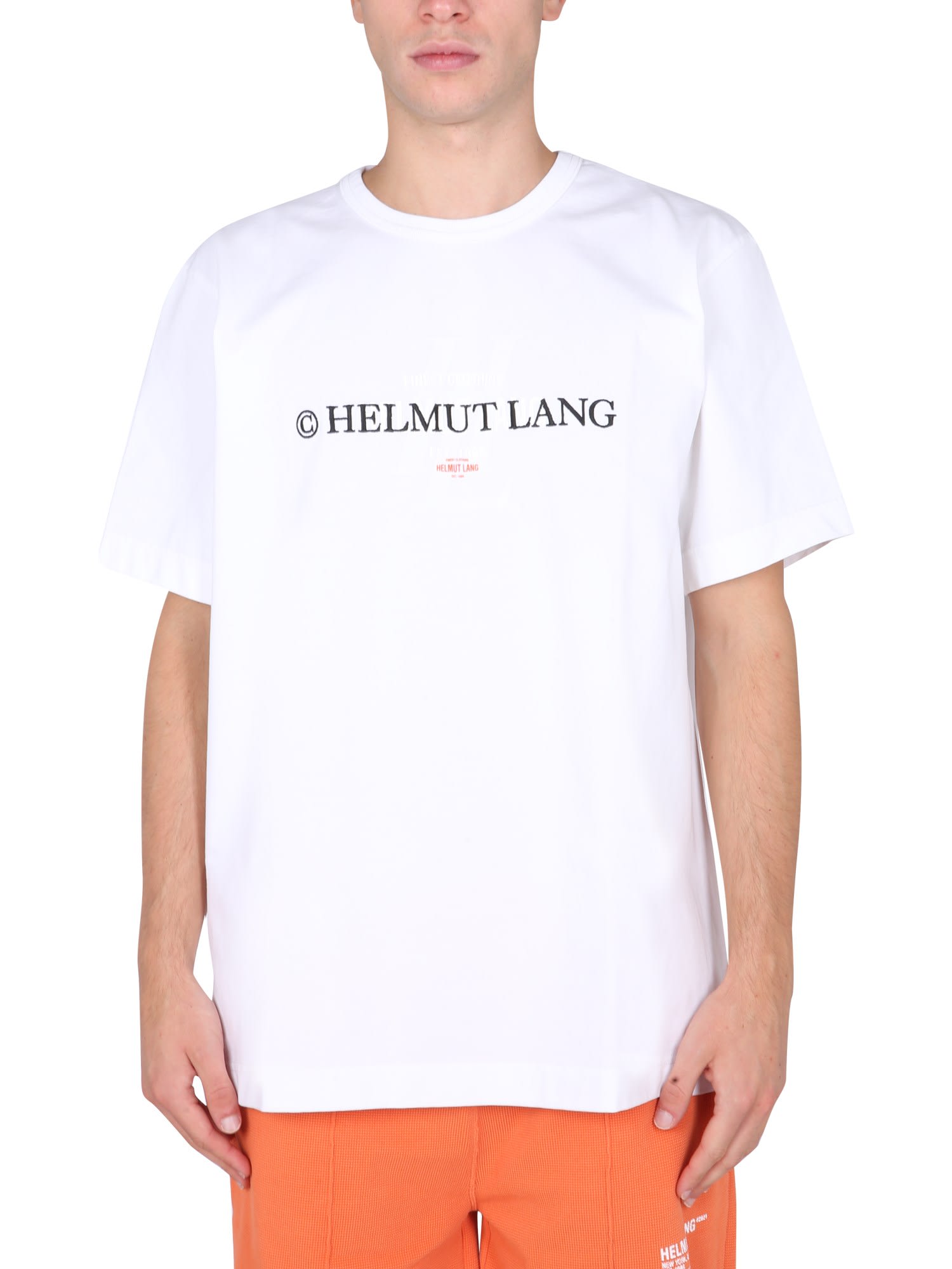 Helmut Lang T-shirt With Layered Logo