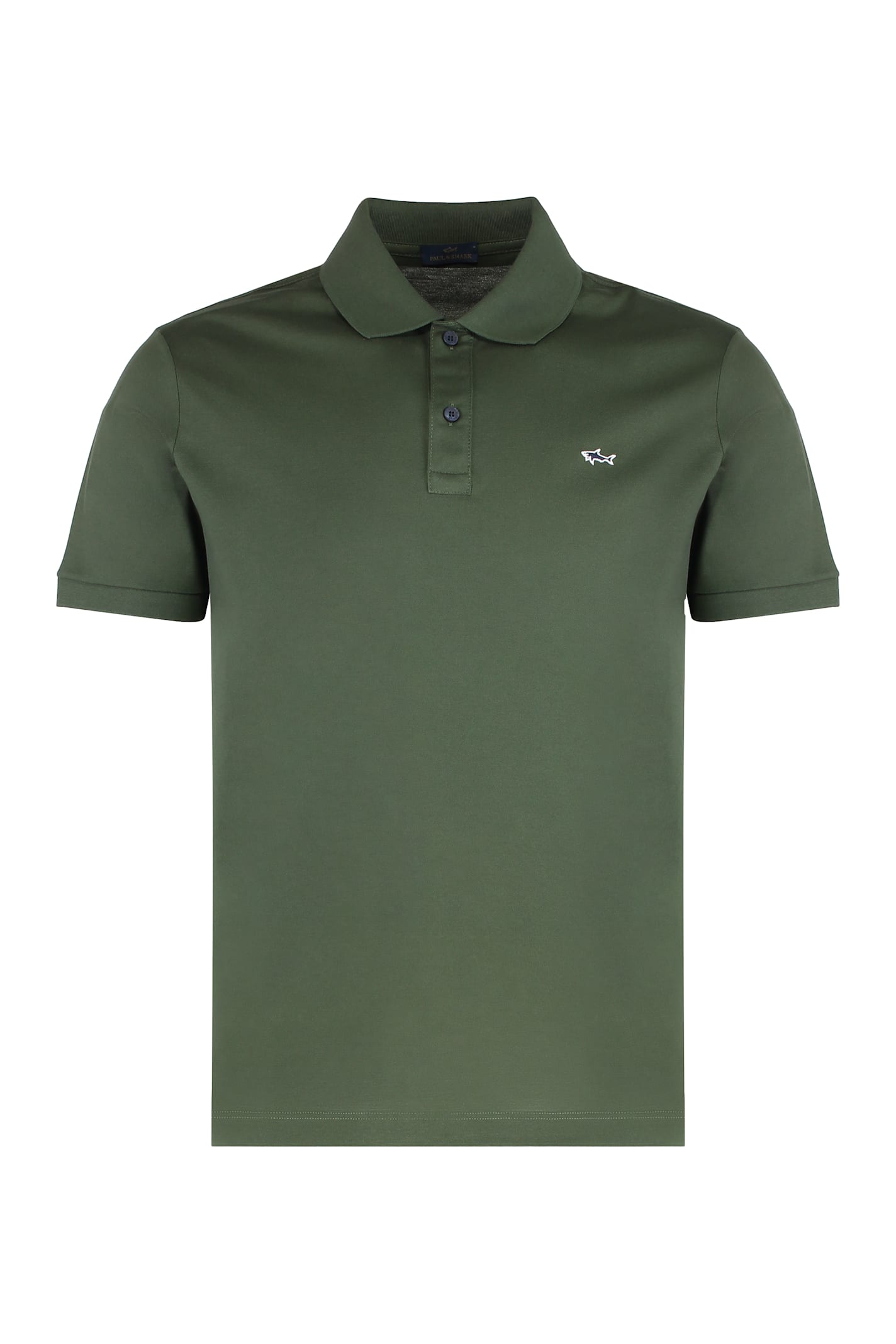 Paul&amp;shark Short Sleeve Polo Shirt In Green