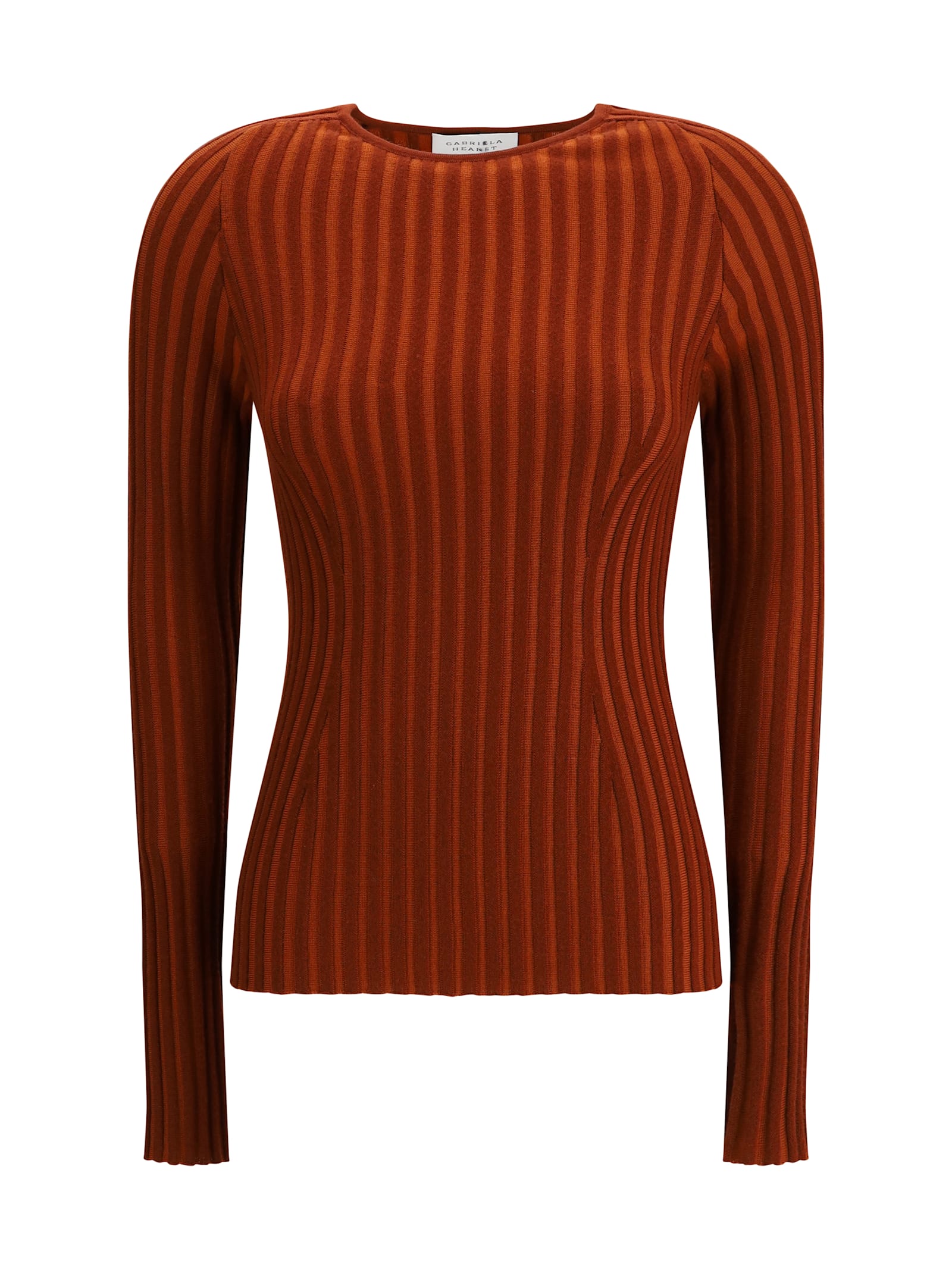 Gabriela Hearst Soraya Knit Sweater In Merino Wool In Brown