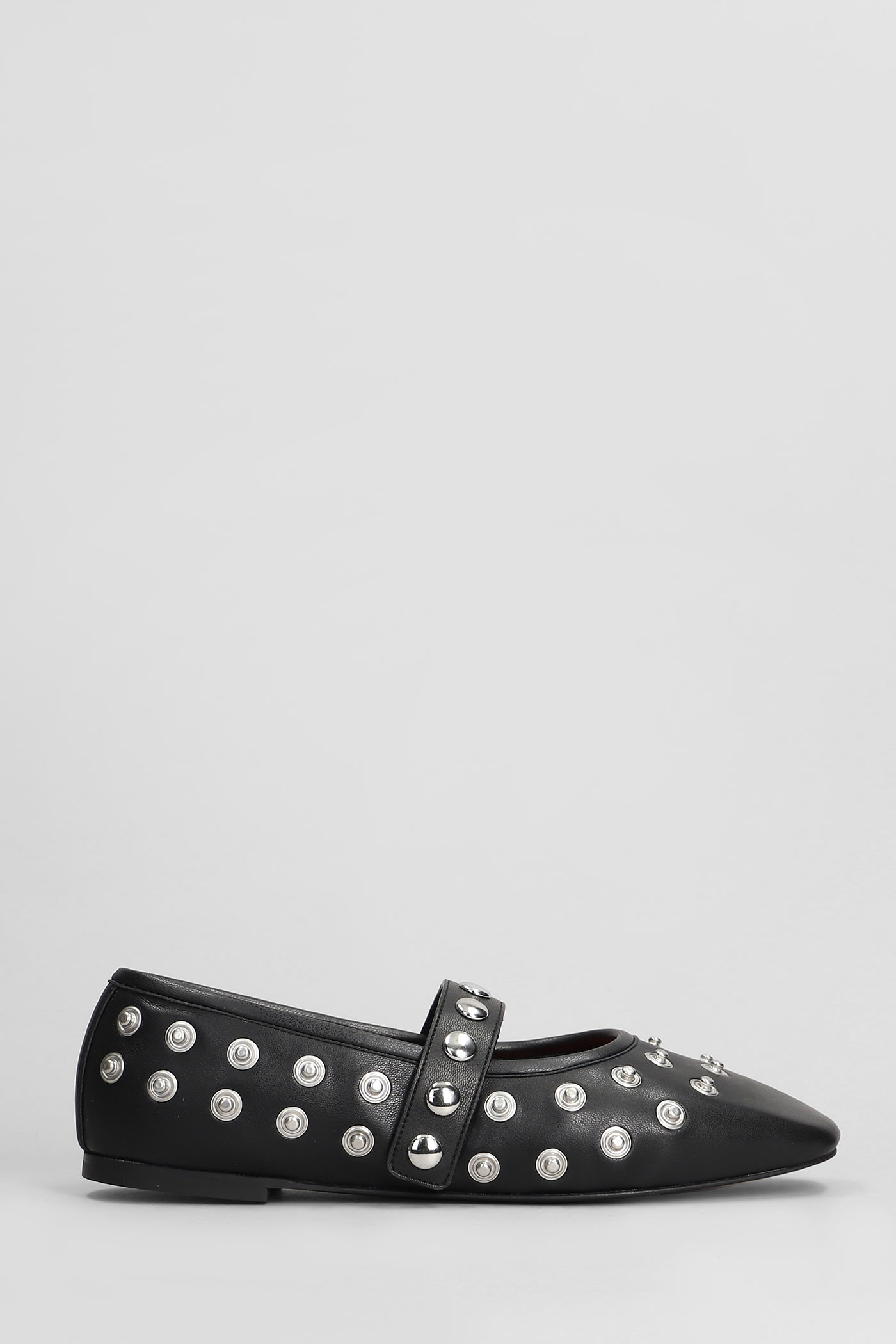 Shop Stella Mccartney Ryder Ballet Flats In Black Polyethylene