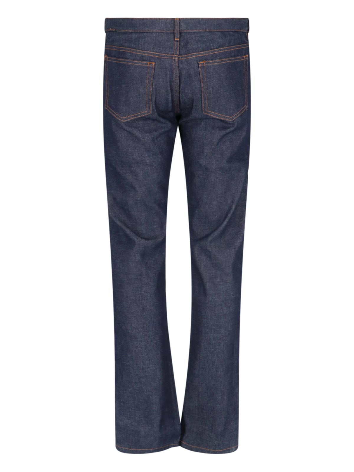 Apc Denim Midi Skirt In Blue