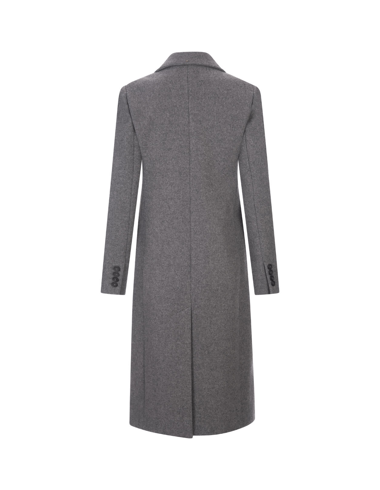 Shop Sportmax Medium Grey Adua Coat