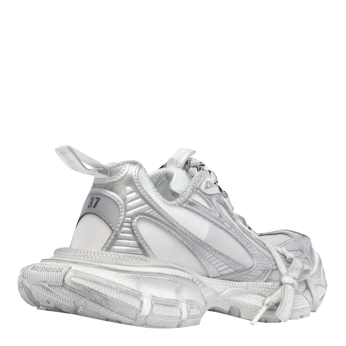 Shop Balenciaga 3xl Sneakers In Silver