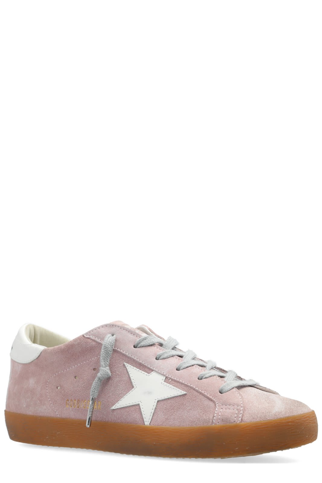 Shop Golden Goose Super-star Classic Sneakers In Pink Optic White