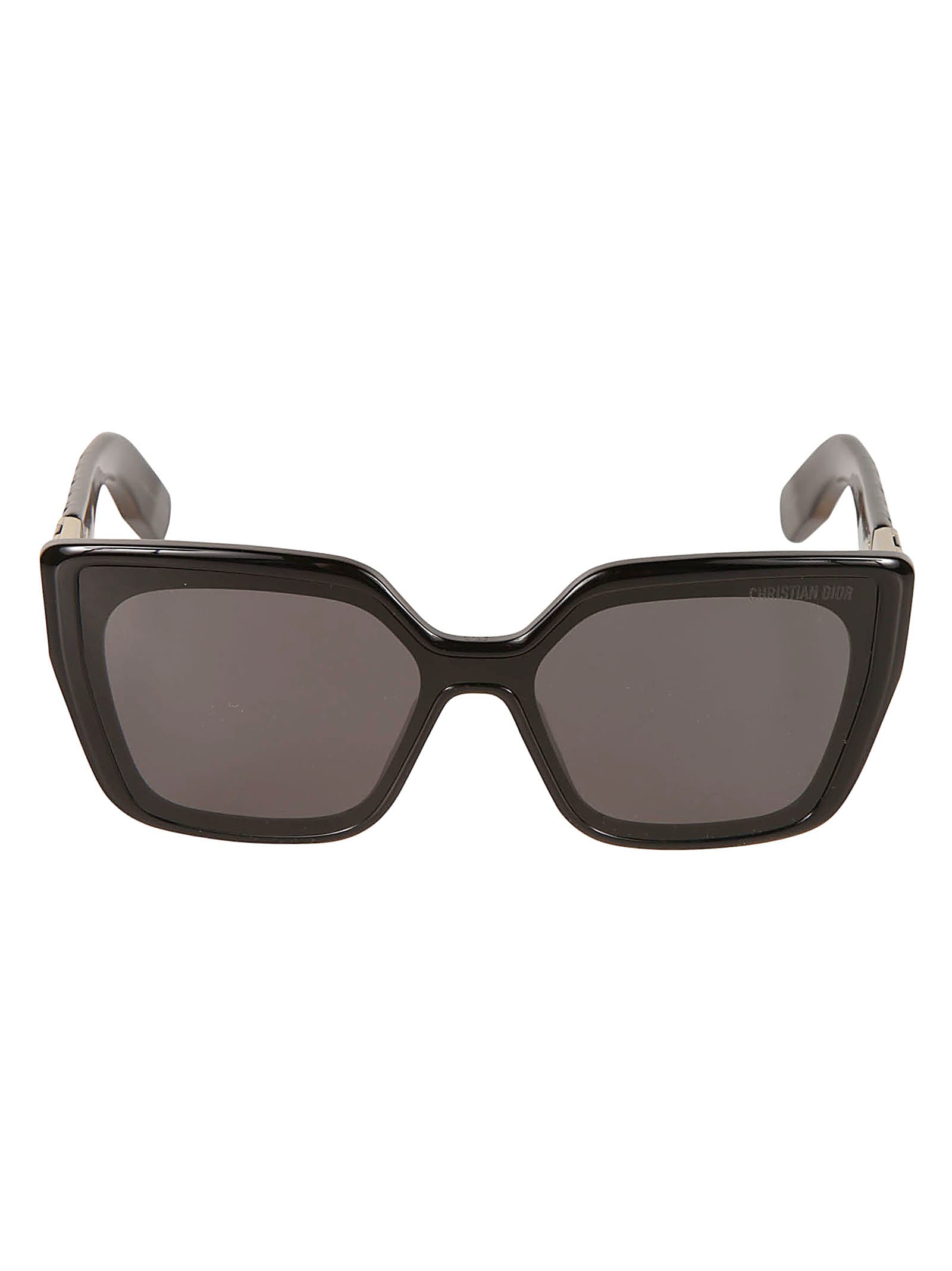 Shop Dior Lady 95.22 Sunglasses In 01a - Black