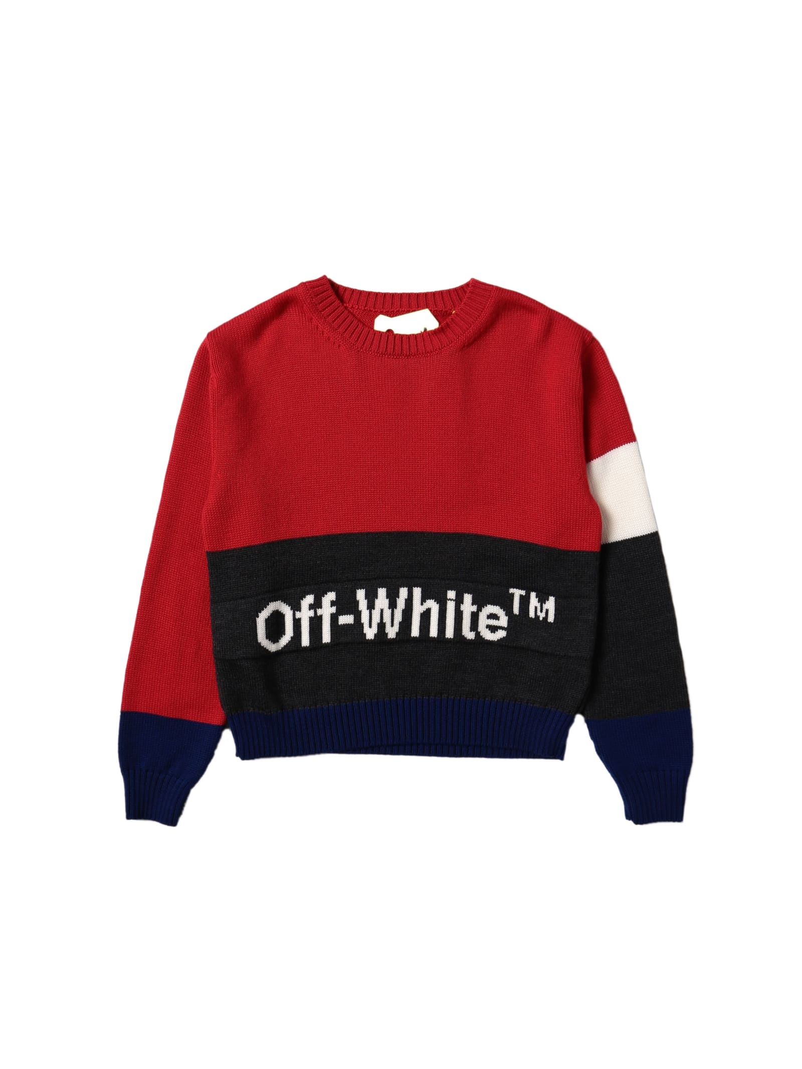 OFF-WHITE WOOL SWEATER