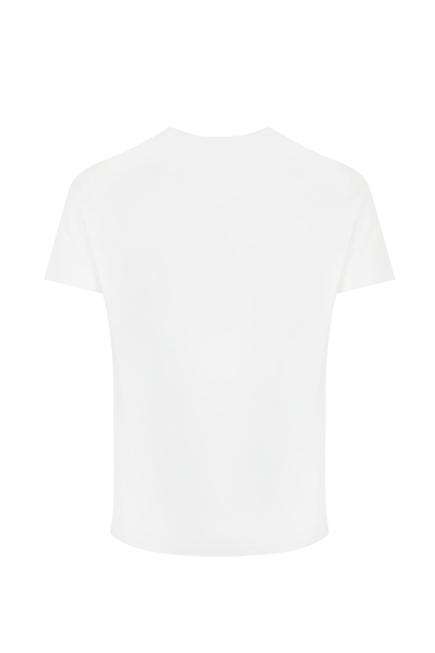 Shop Daniele Alessandrini T-shirt With Book Print In Bianco