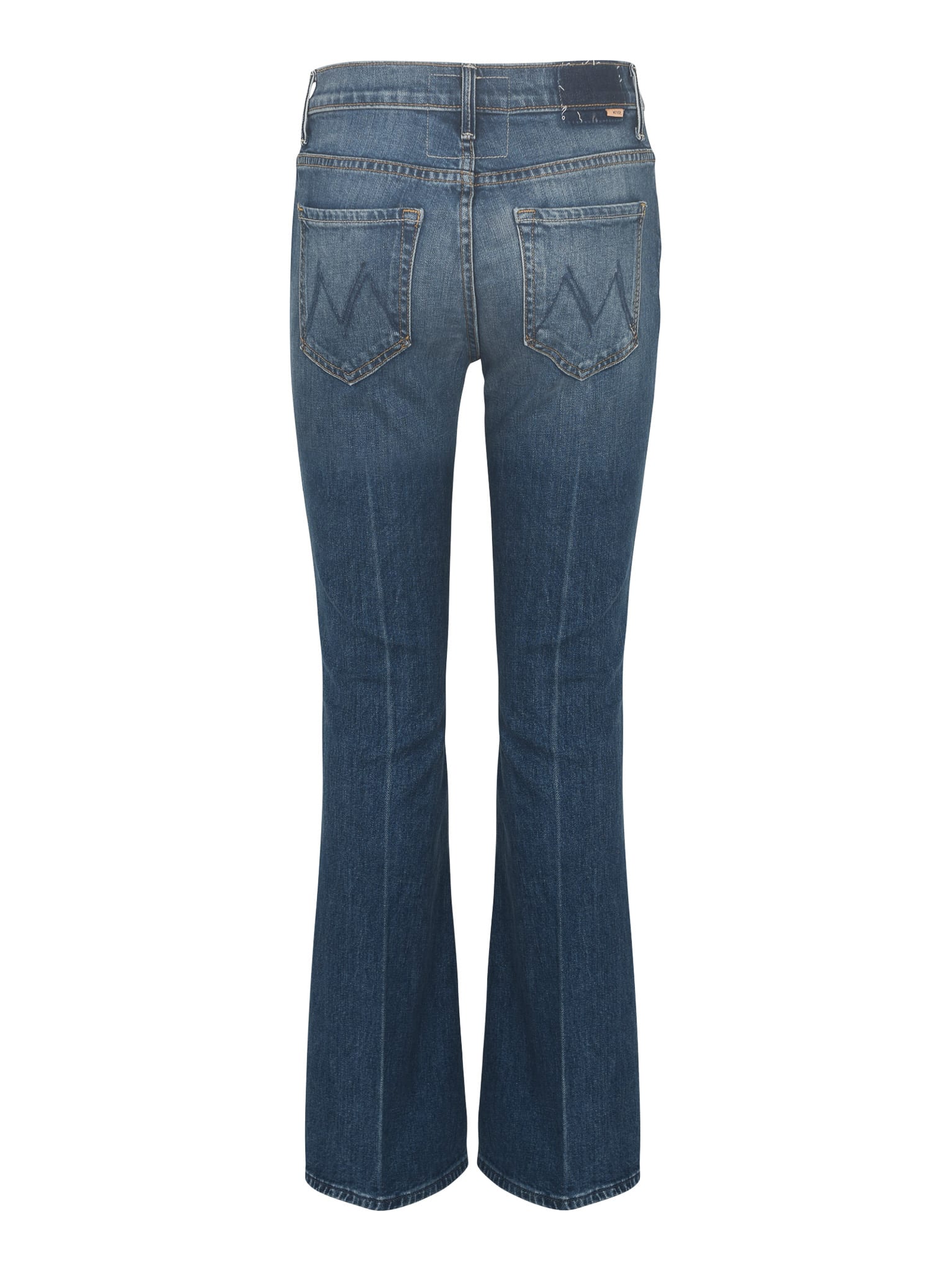 Shop Mother Weekender Zamp Jeans In Stonewash