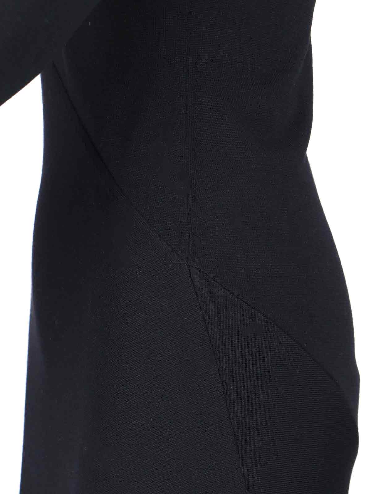 Shop Jil Sander Necklace Detail Dress In Black