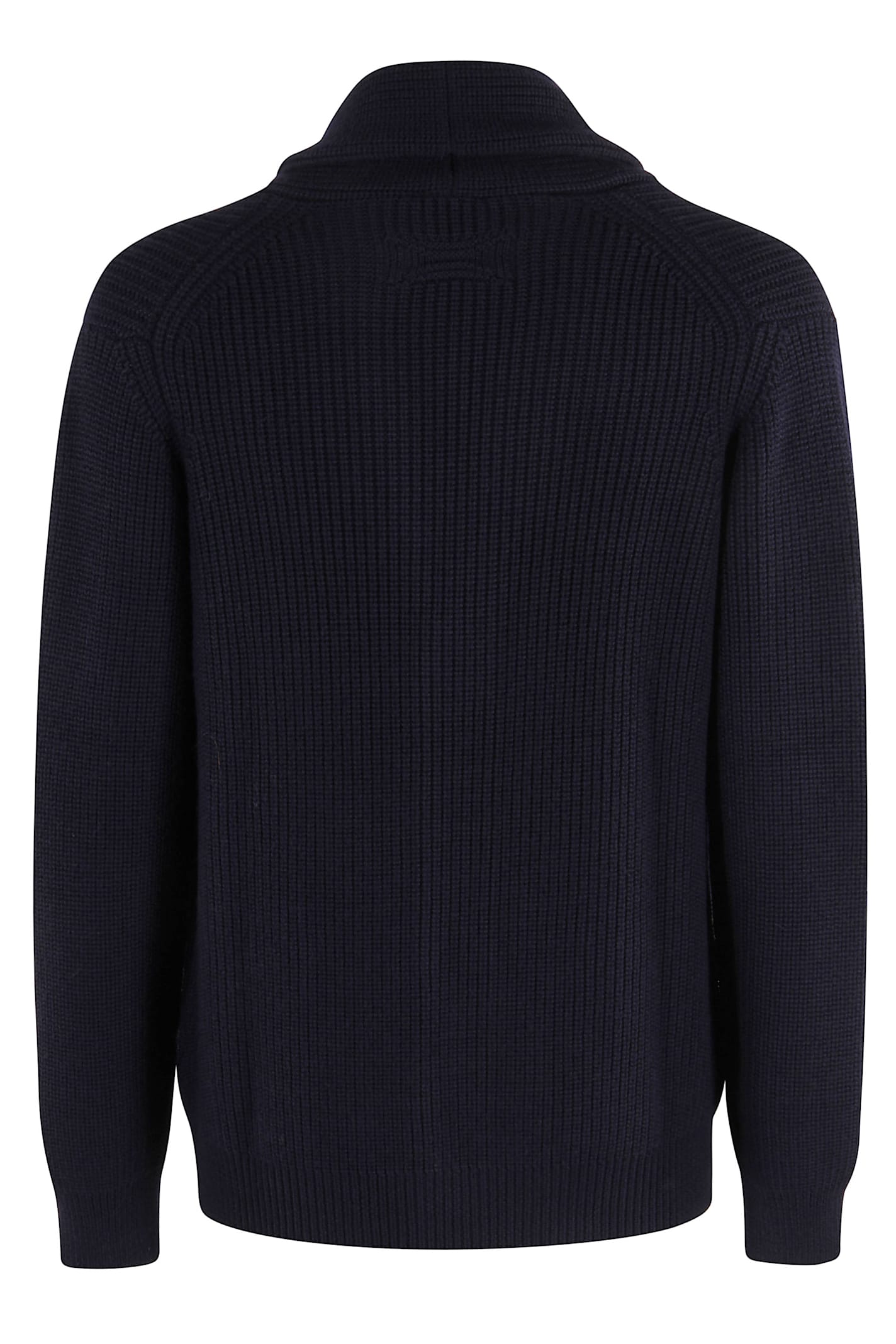 Drumohr Shawl-collar Cardigan In Blue