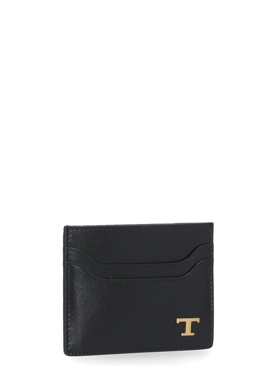 Shop Tod's T Timeless Card Holder In Black