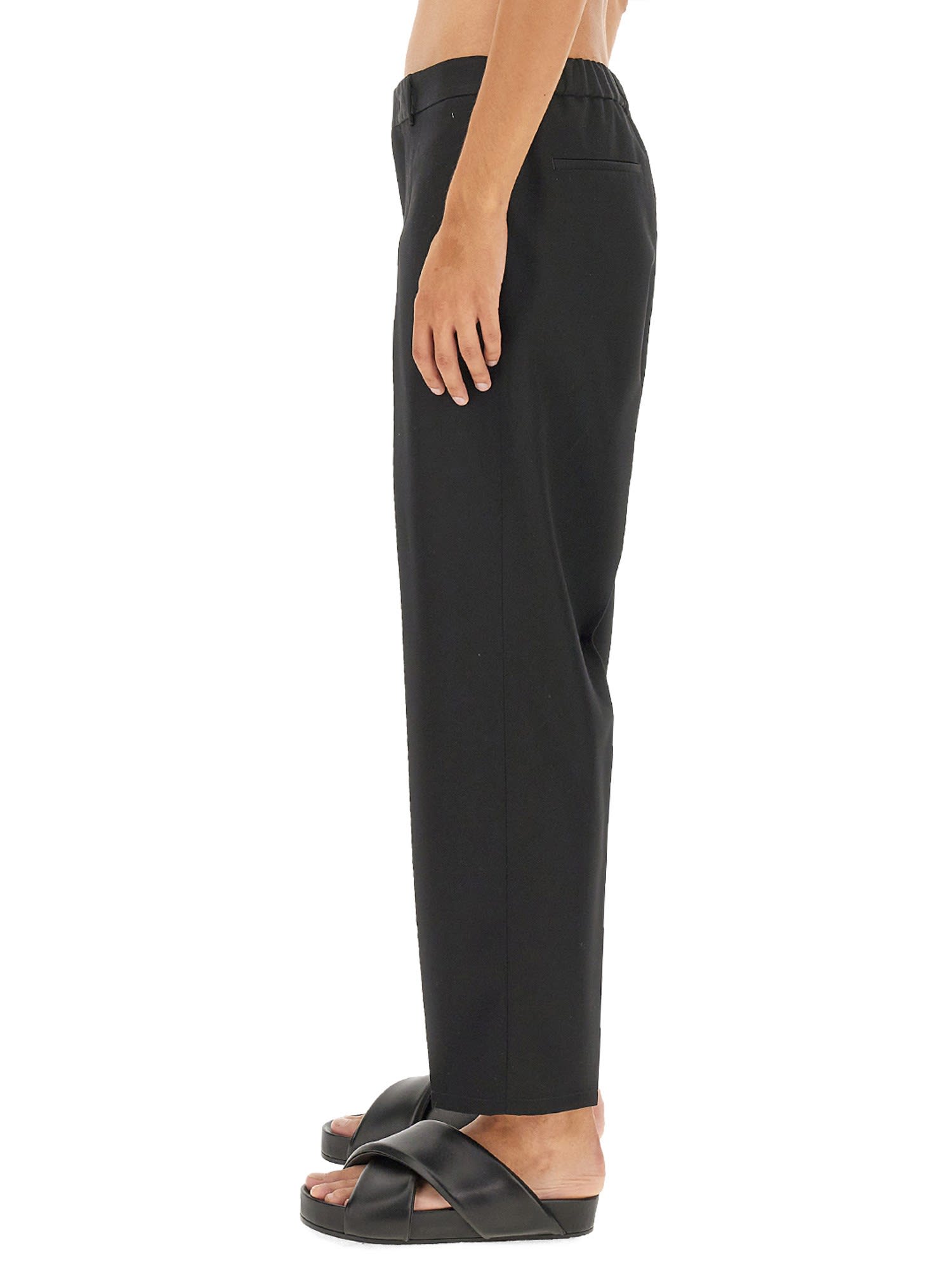 Shop Jil Sander Straight Leg Pants