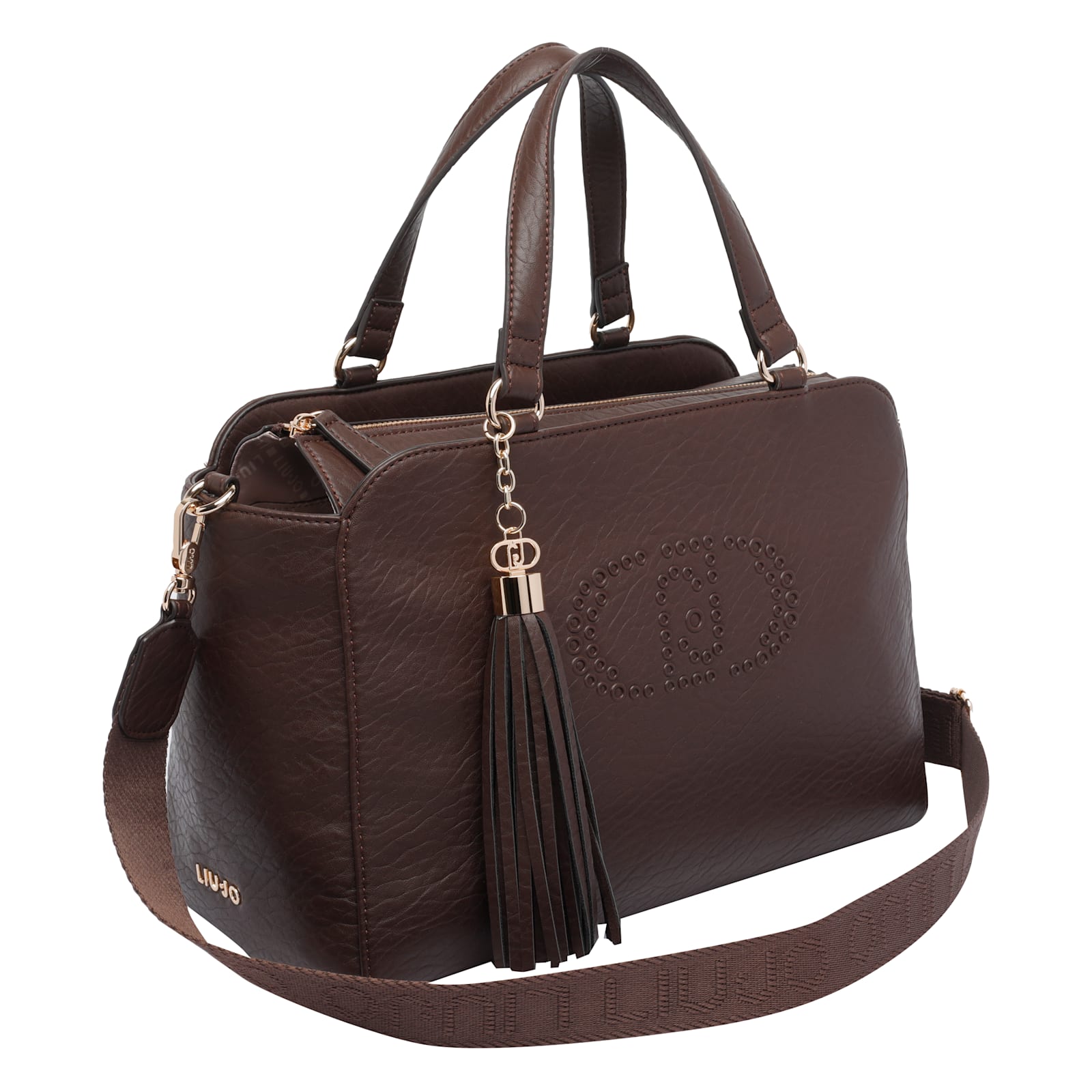 Liu •jo Tassel-embellished Tote Bag In Brown