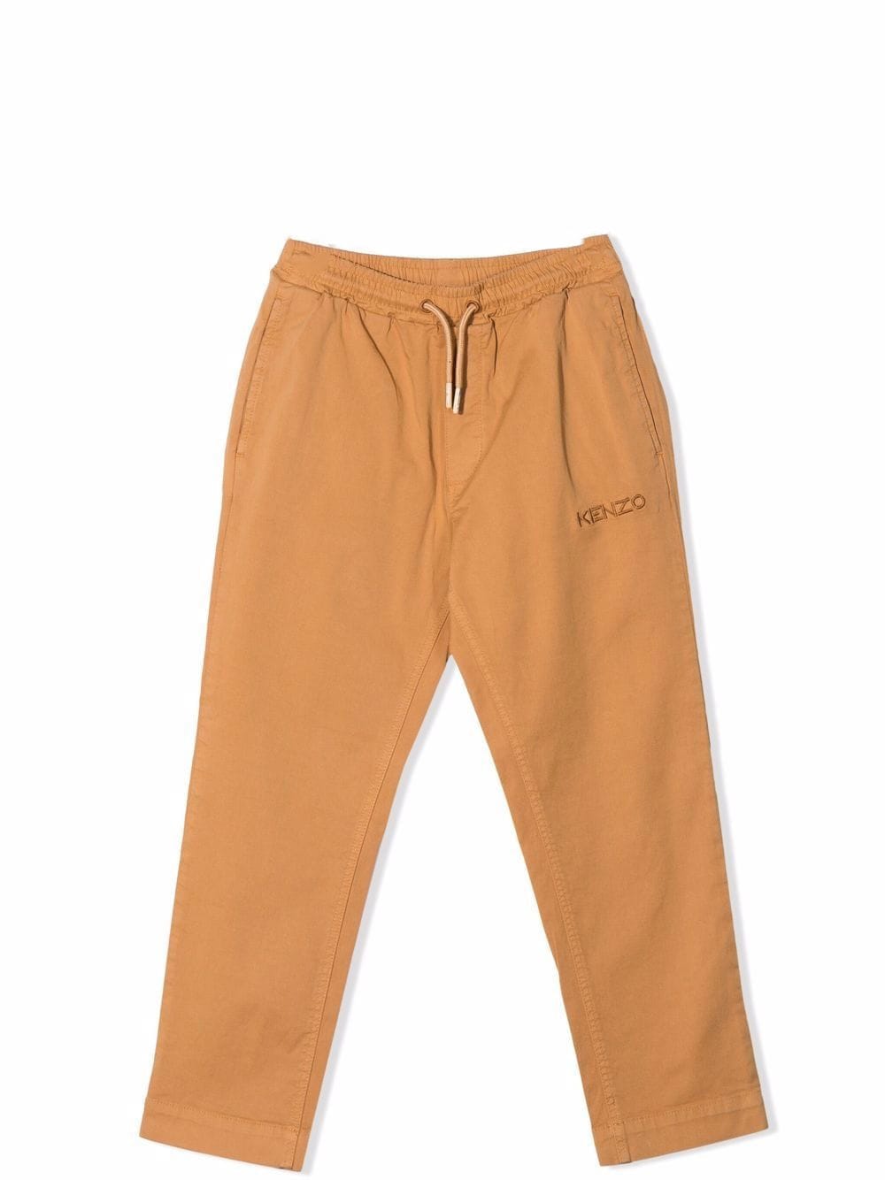 Kenzo Kids Straight Trousers With Embroidery