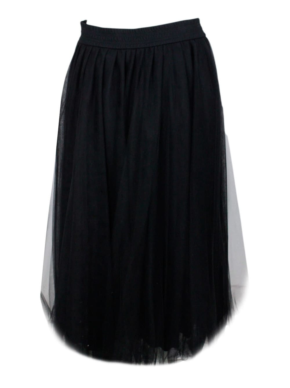 Shop Fabiana Filippi Skirt In Black