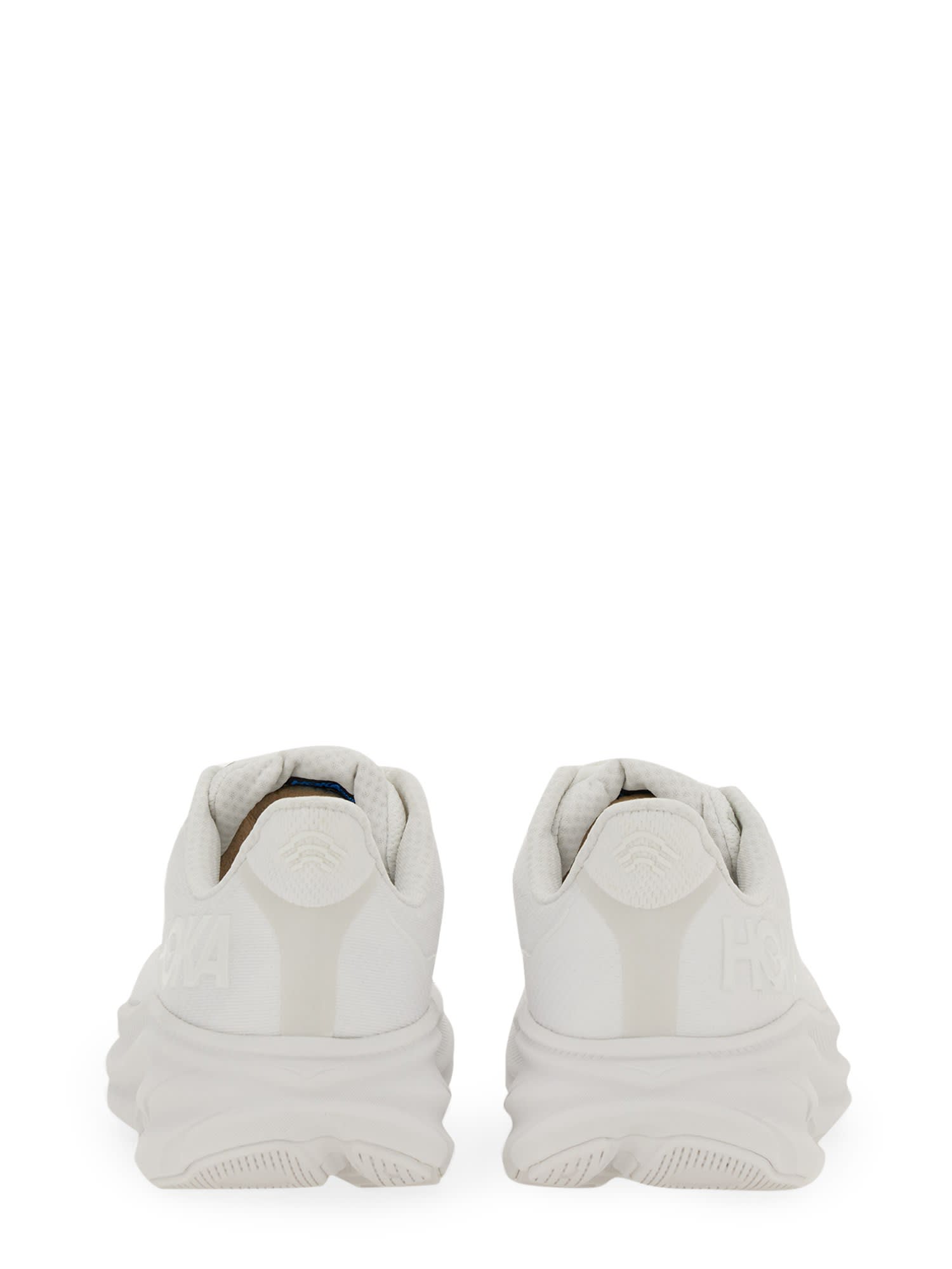 Shop Hoka Clifton 9 Sneaker In Bianco