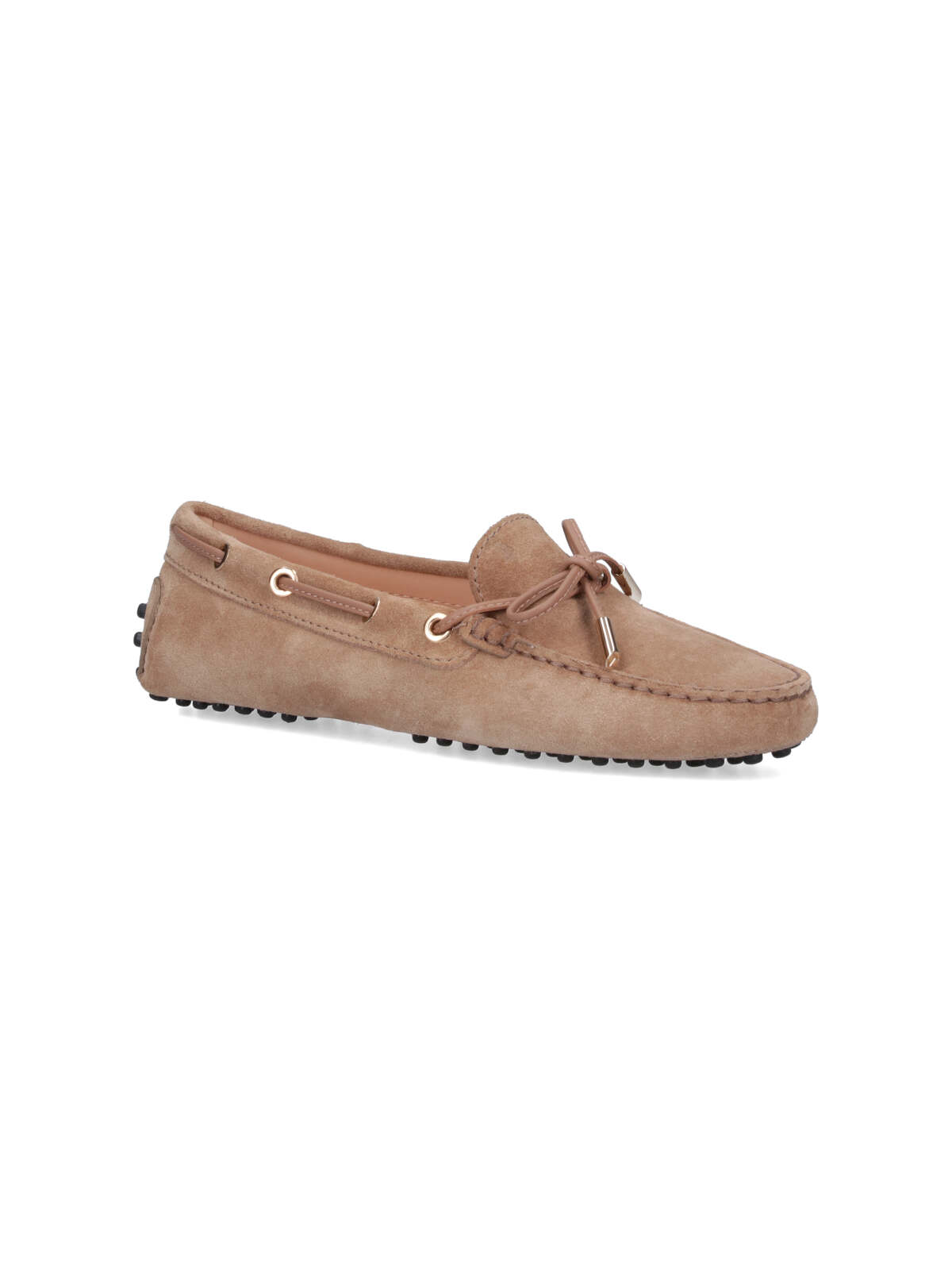 Shop Tod's Gommino Loafers In Beige