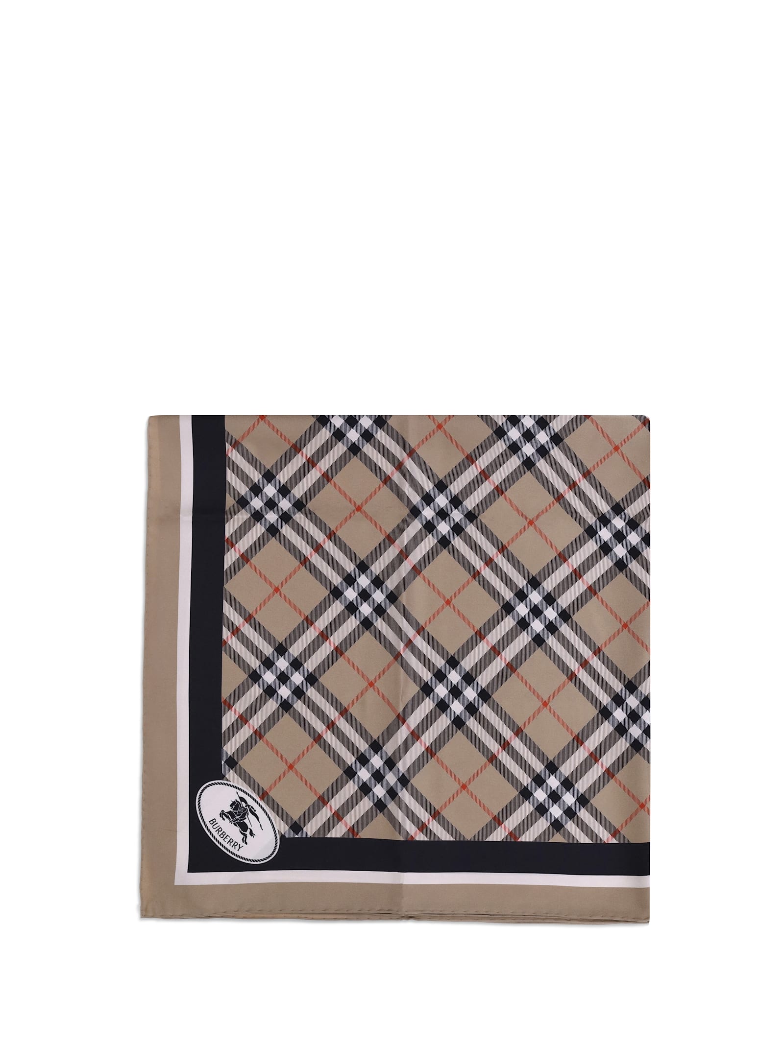 Burberry Women Silk Check Scarf