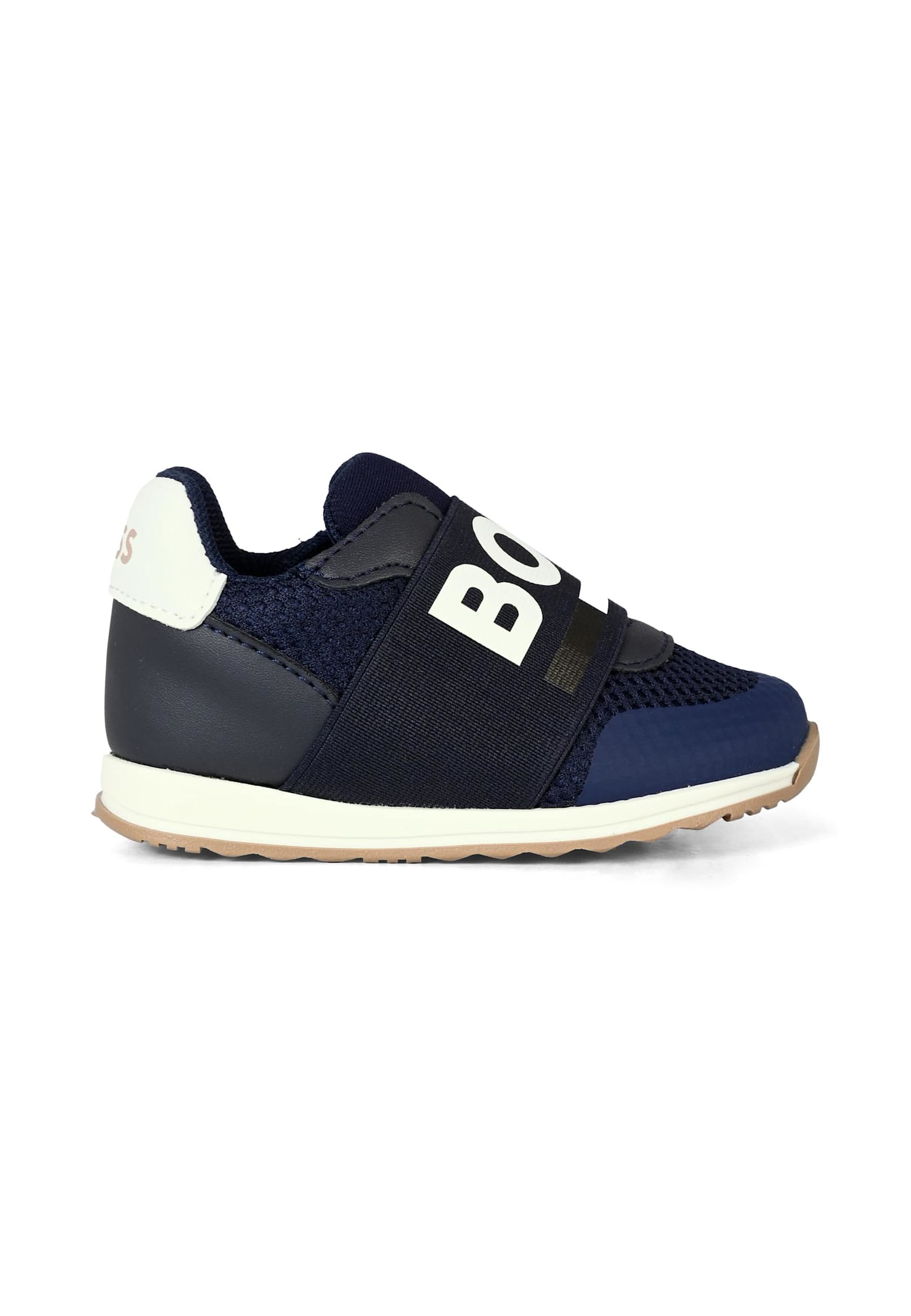 Hugo Boss Blue Sneakers For Baby Boy And Boy In Blue