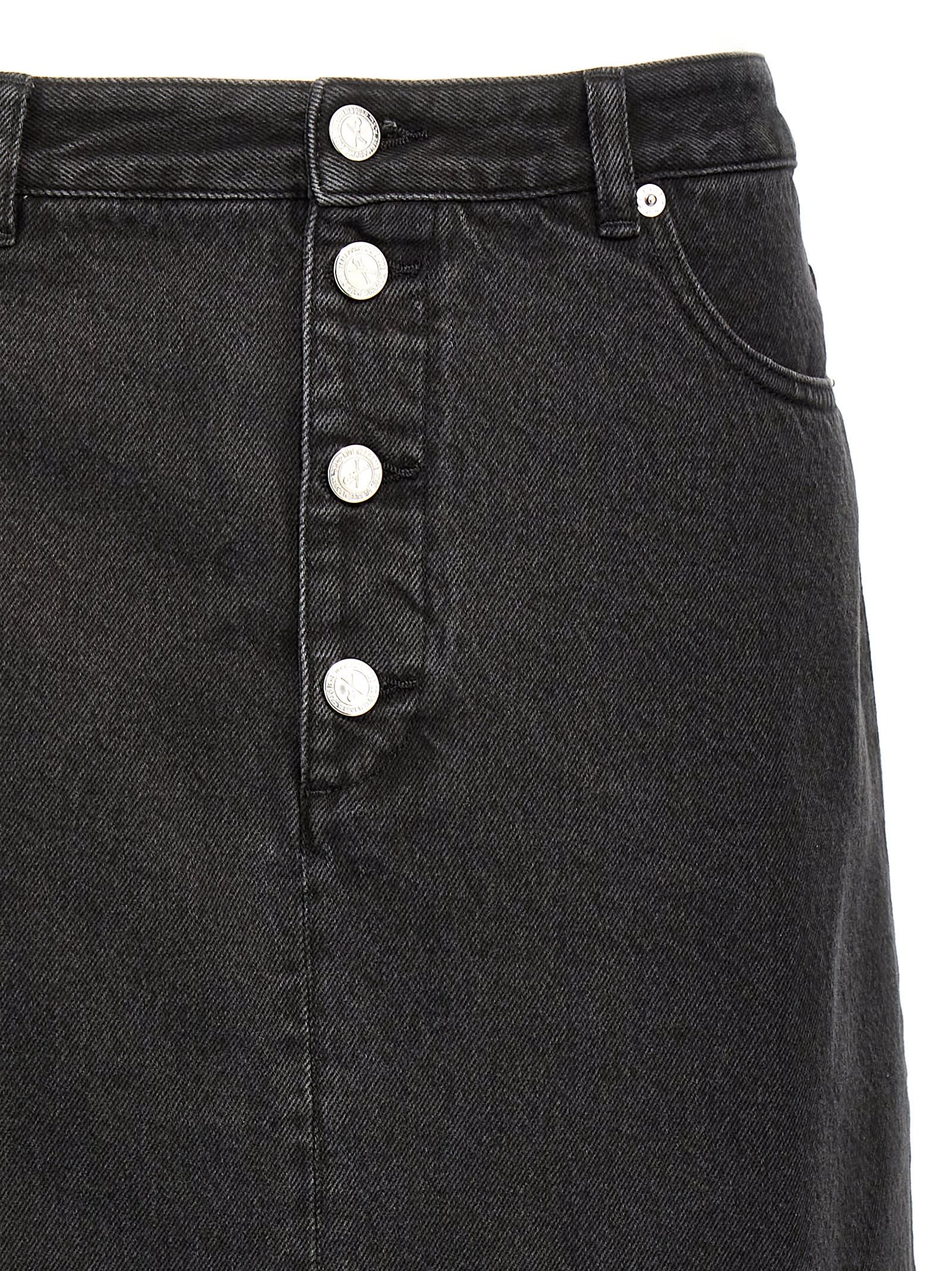 Shop Apc Tennesse Skirt In Black