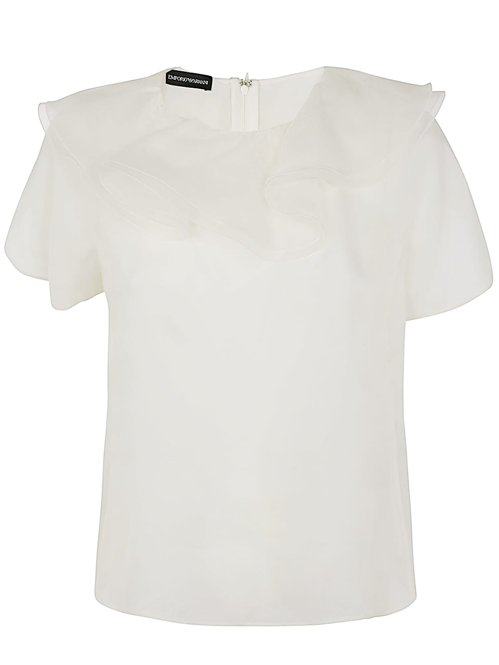 Shop Emporio Armani Shirt In Moon Light White