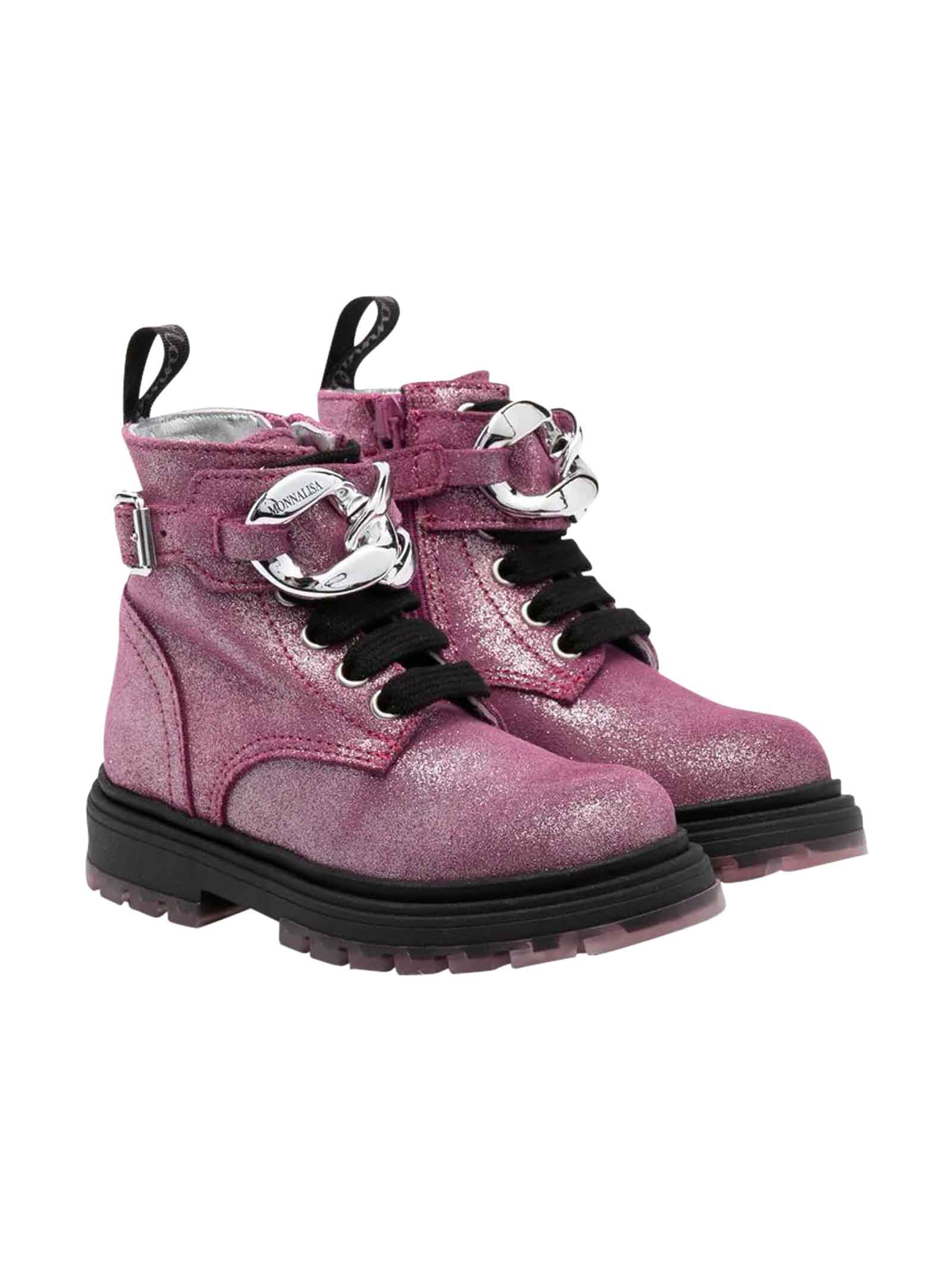 Purple Boots Teen Girl Monnalisa.