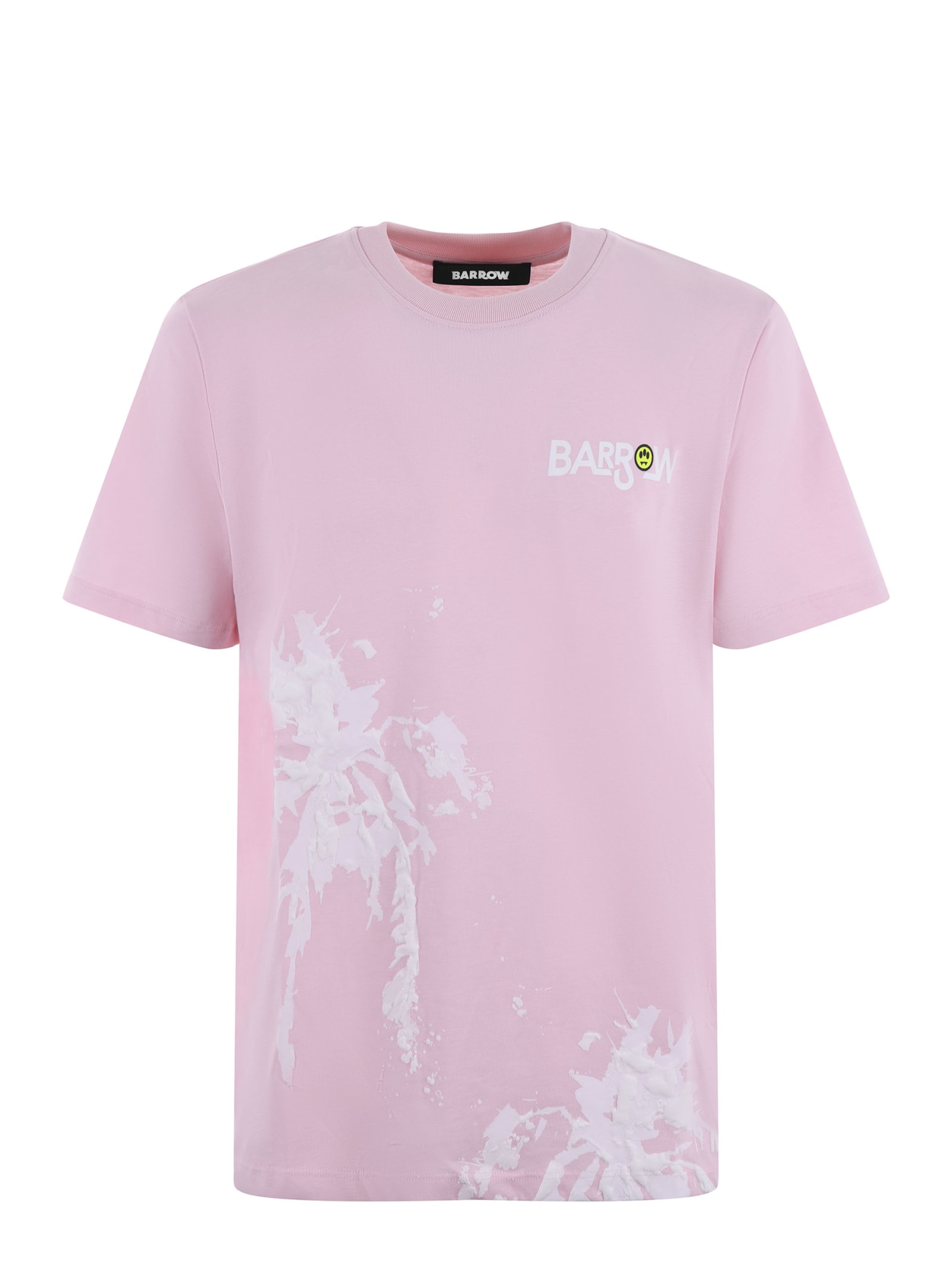 Barrow Cotton T-shirt In Pink