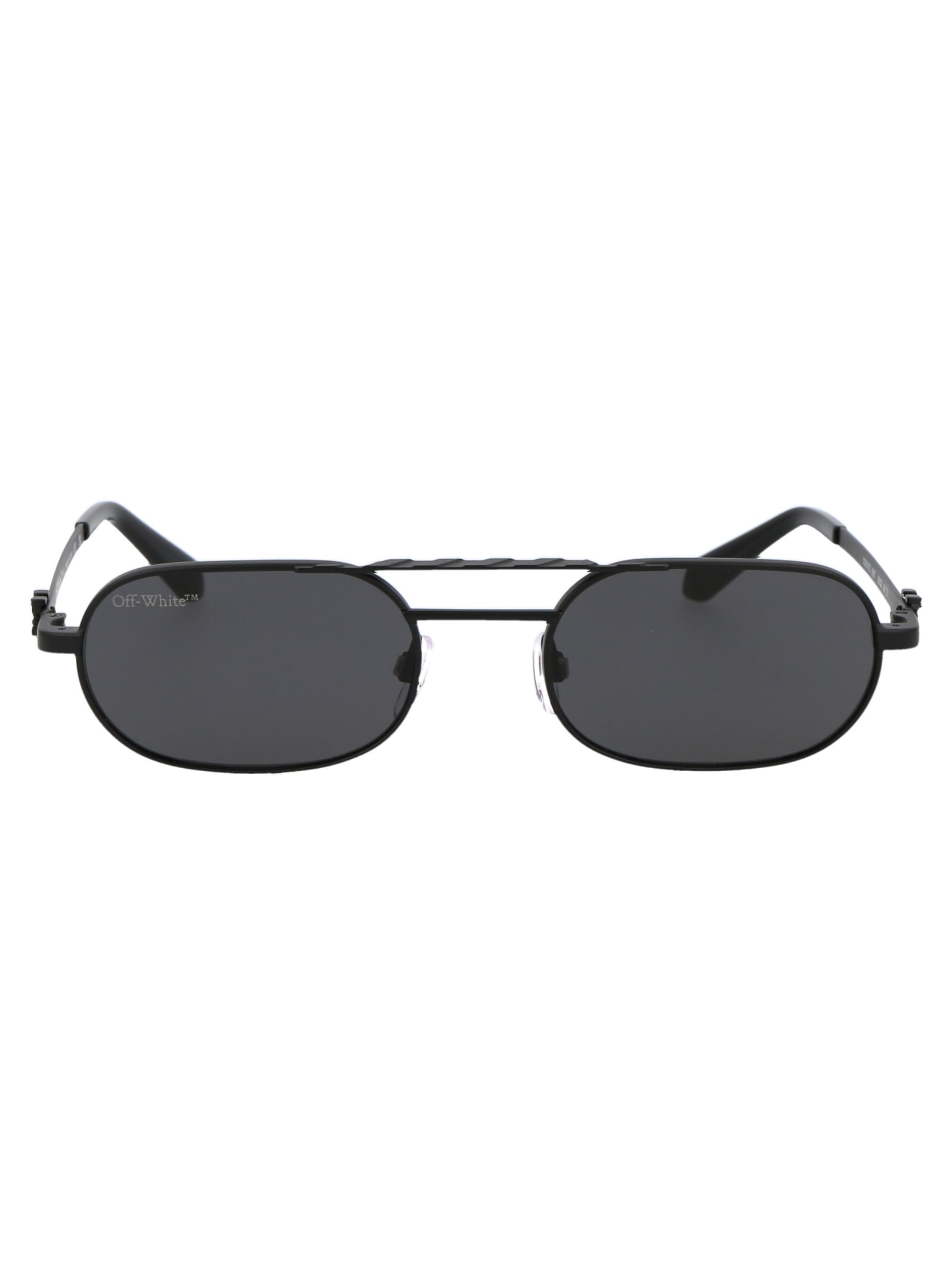 Shop Off-white Baltimore Sunglasses In 1007 Black