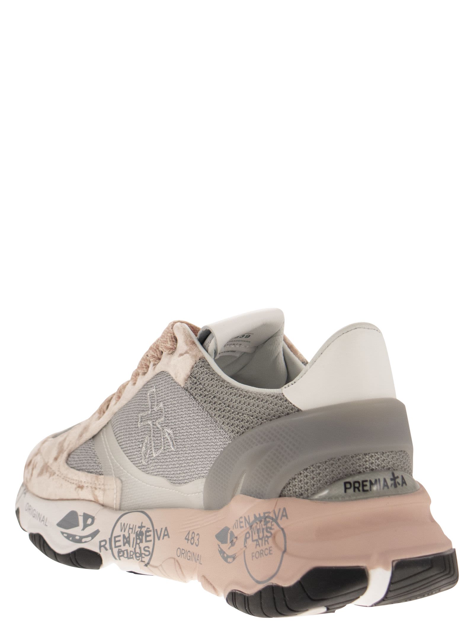 Shop Premiata Buffly 6539 - Sneakers In Grey