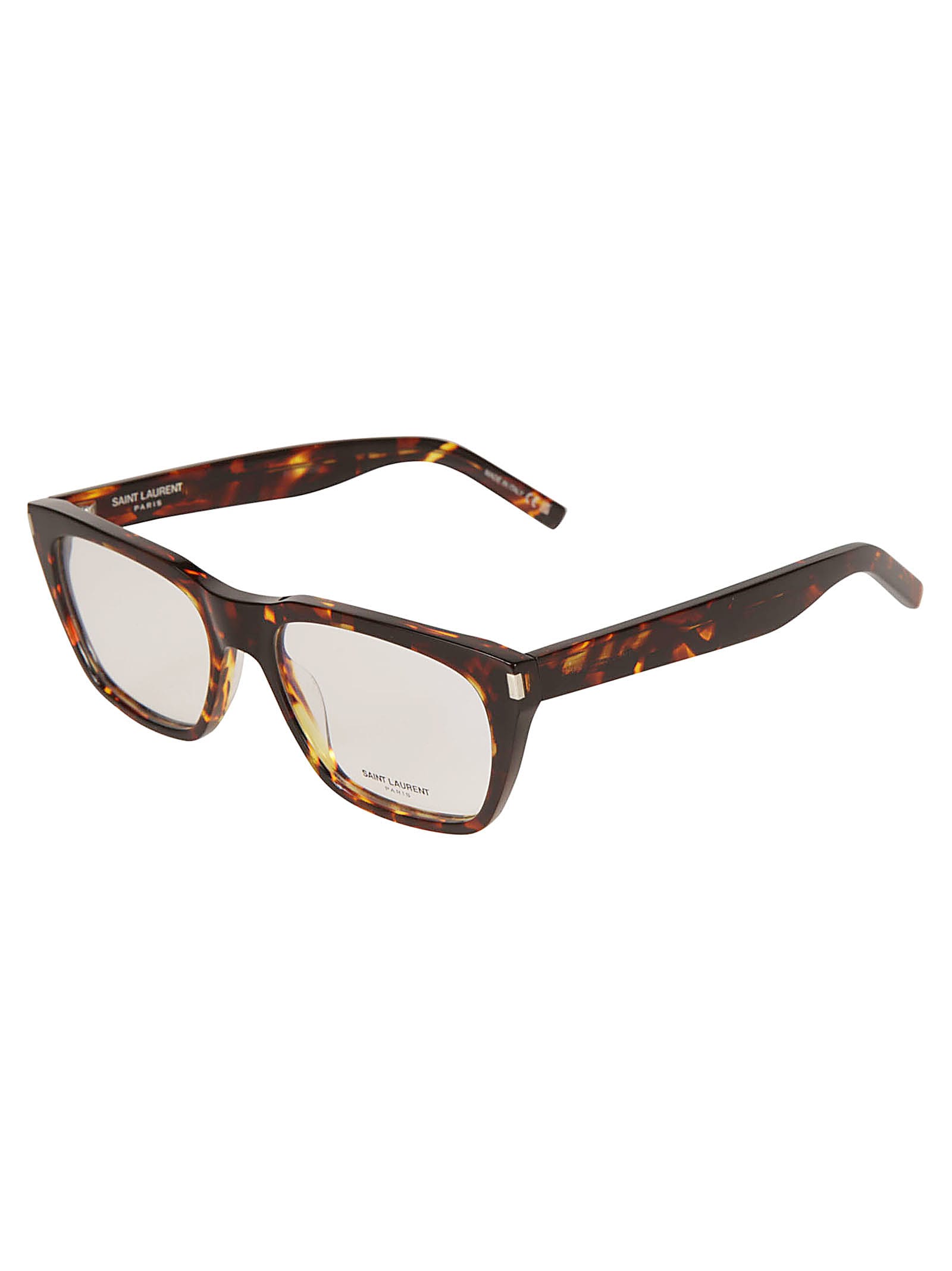 Shop Saint Laurent Sl 598 Opt Frame In 002 Havana Havana Transpa