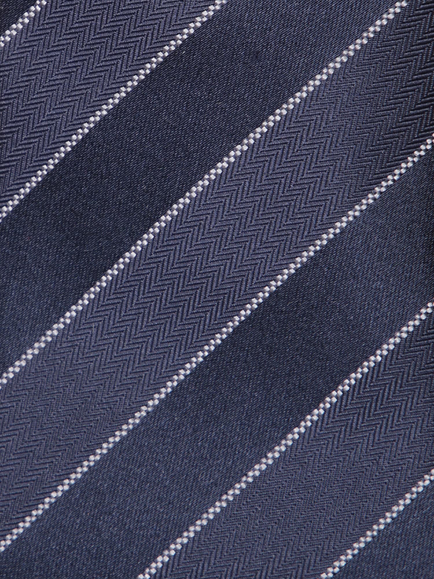 Shop Brunello Cucinelli Regimental White/blue Tie