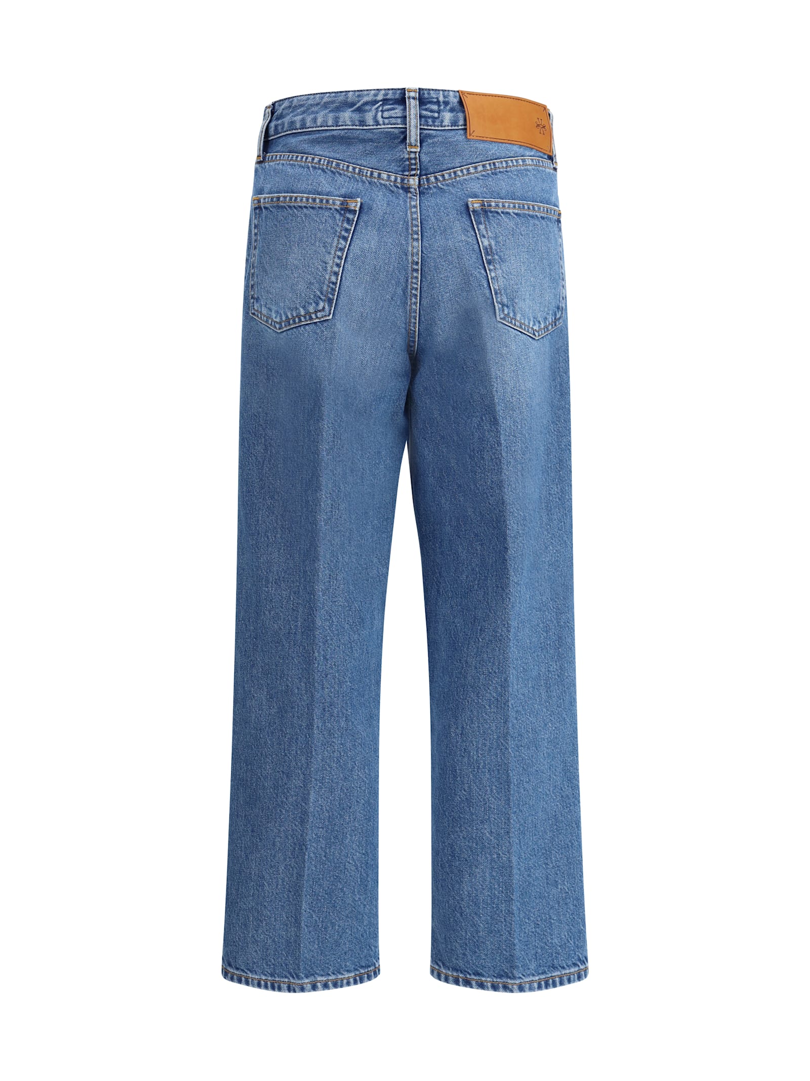 Jacob Cohen Modern Mid-rise Boot-cut Denim Trousers In Blue