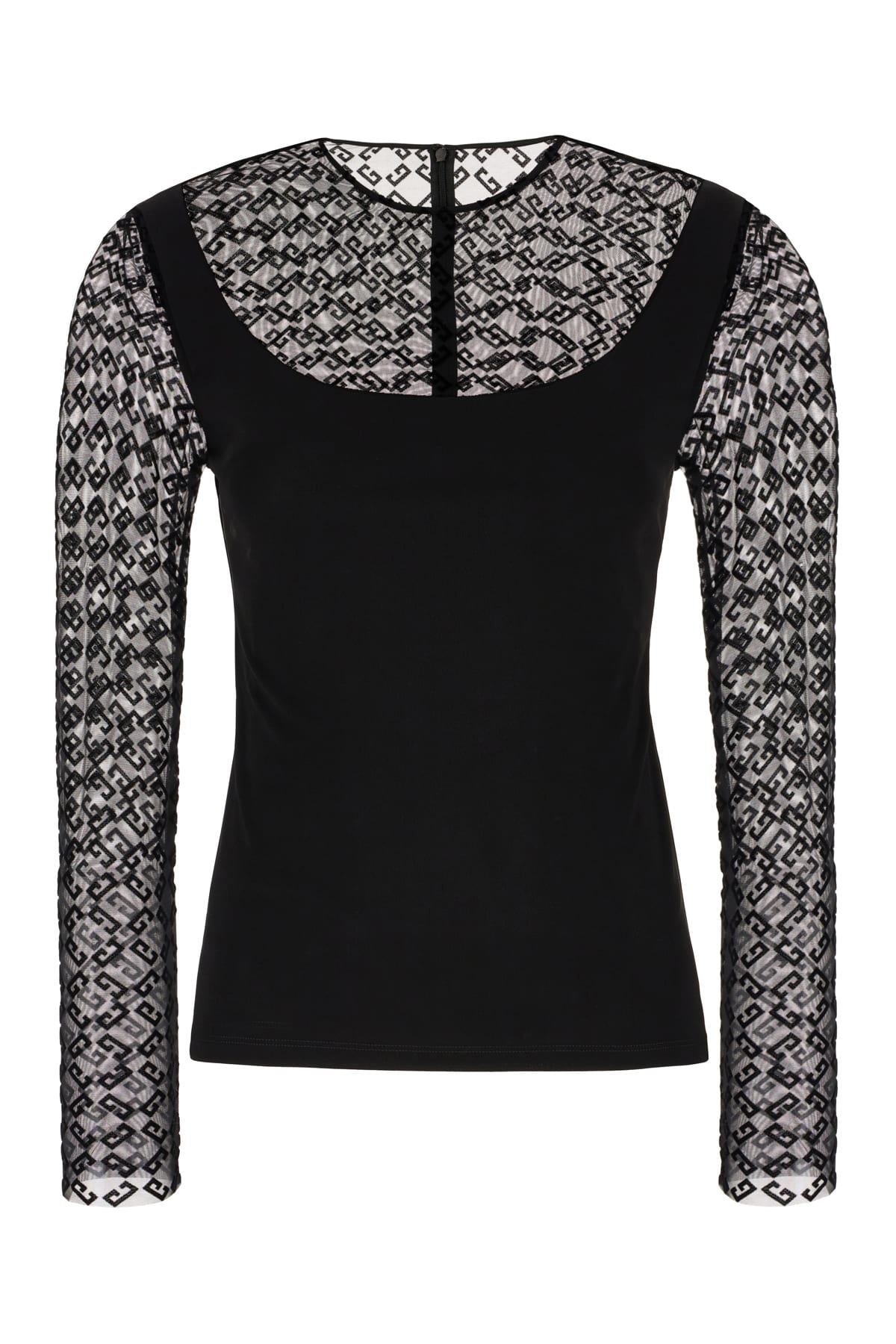 Givenchy Black Viscose Top