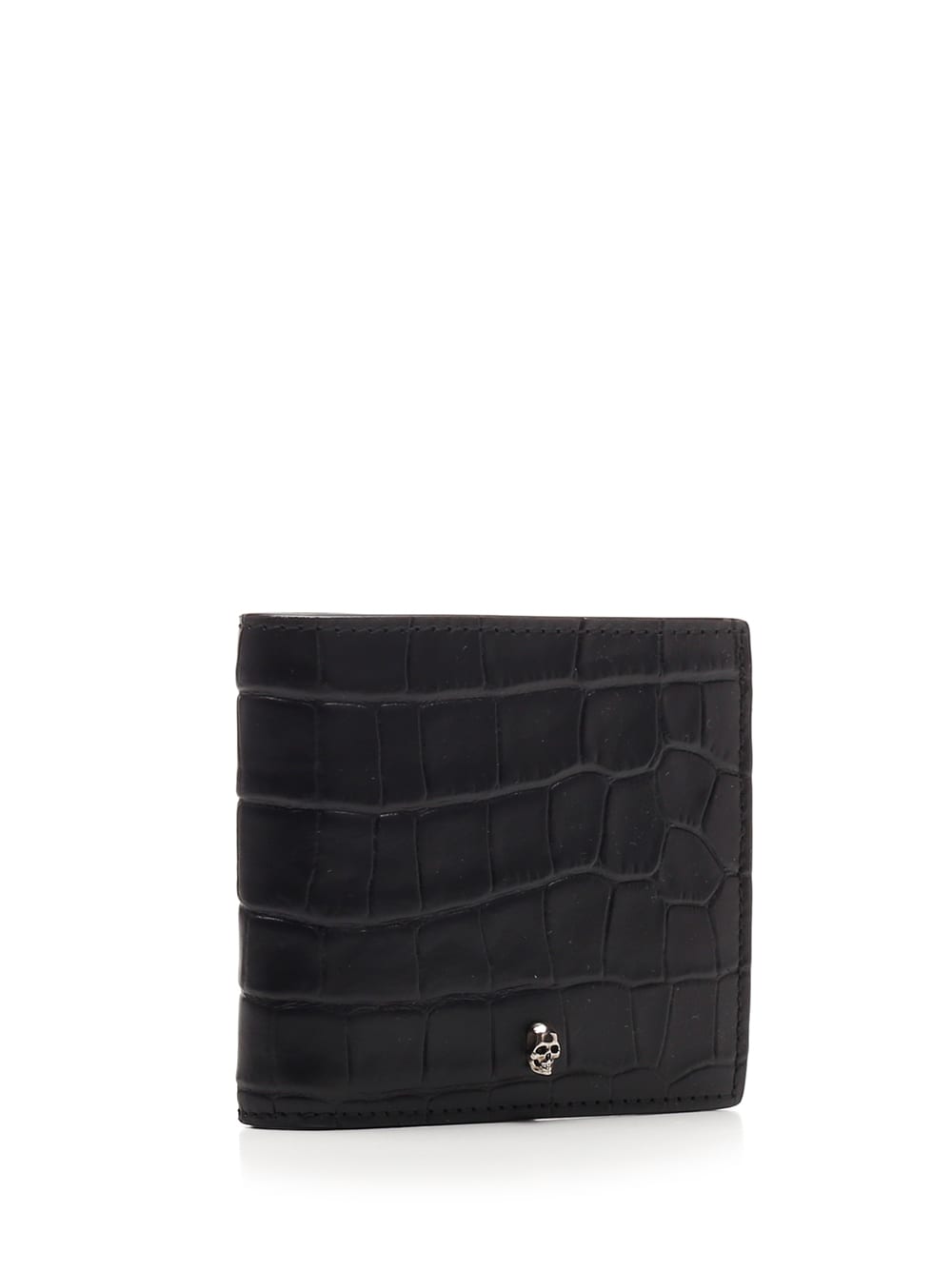 Shop Alexander Mcqueen Black Bifold Wallet