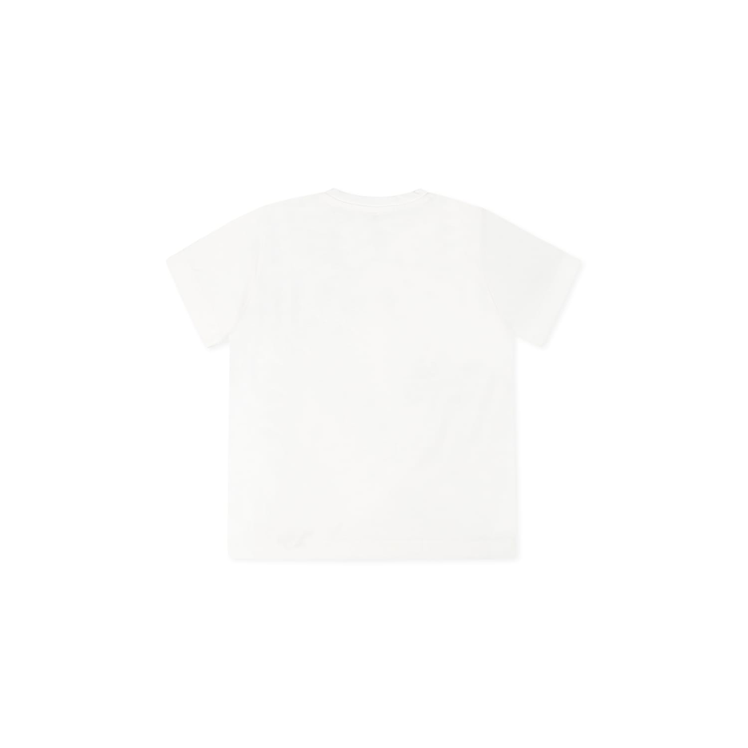 Versace White T-shirt For Babykids With Logo In White