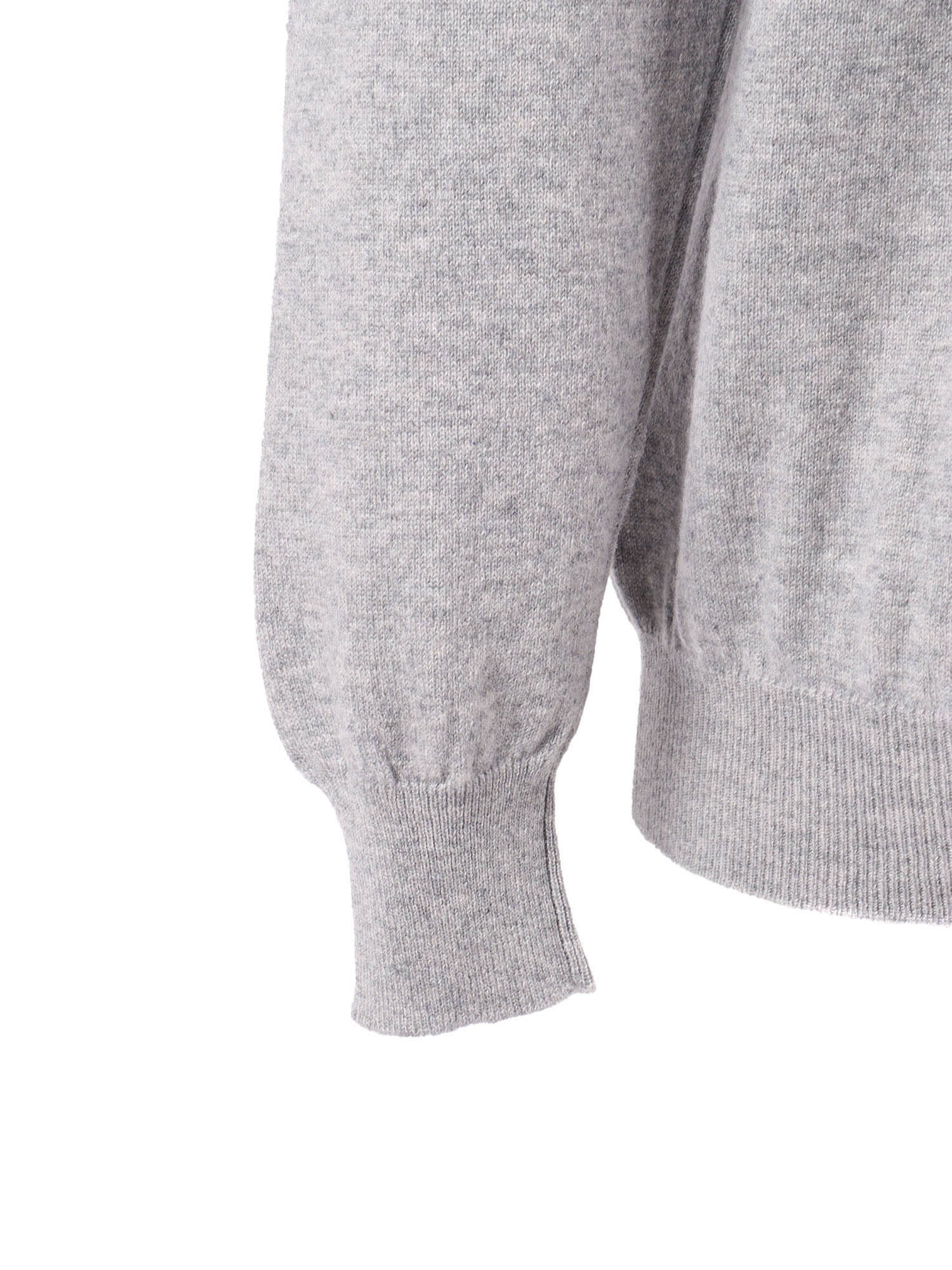 Fedeli Crew-neck L/s Knitted Sweater Man In Gray