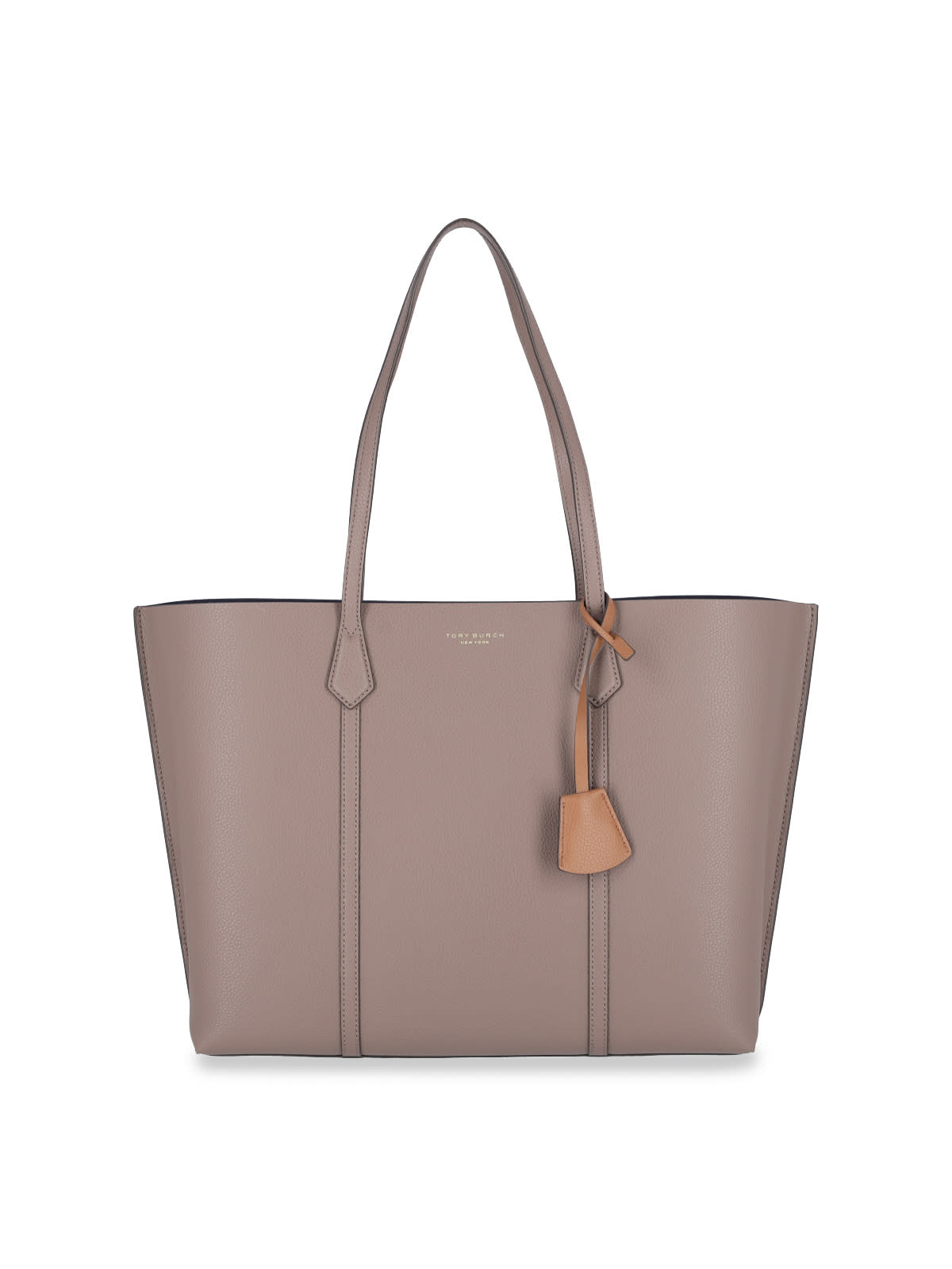 Shop Tory Burch Perry Tote Bag In Taupe