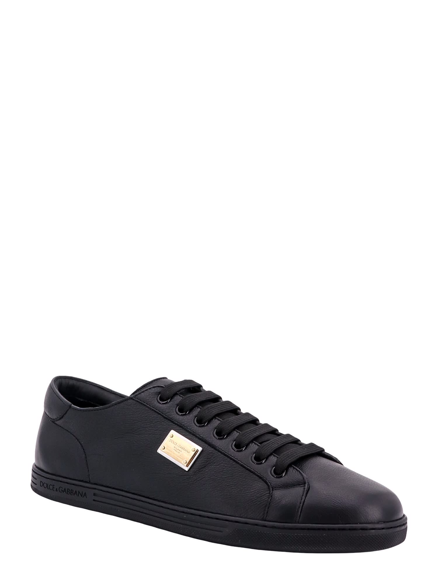 Shop Dolce & Gabbana Saint Tropez Sneakers In Black