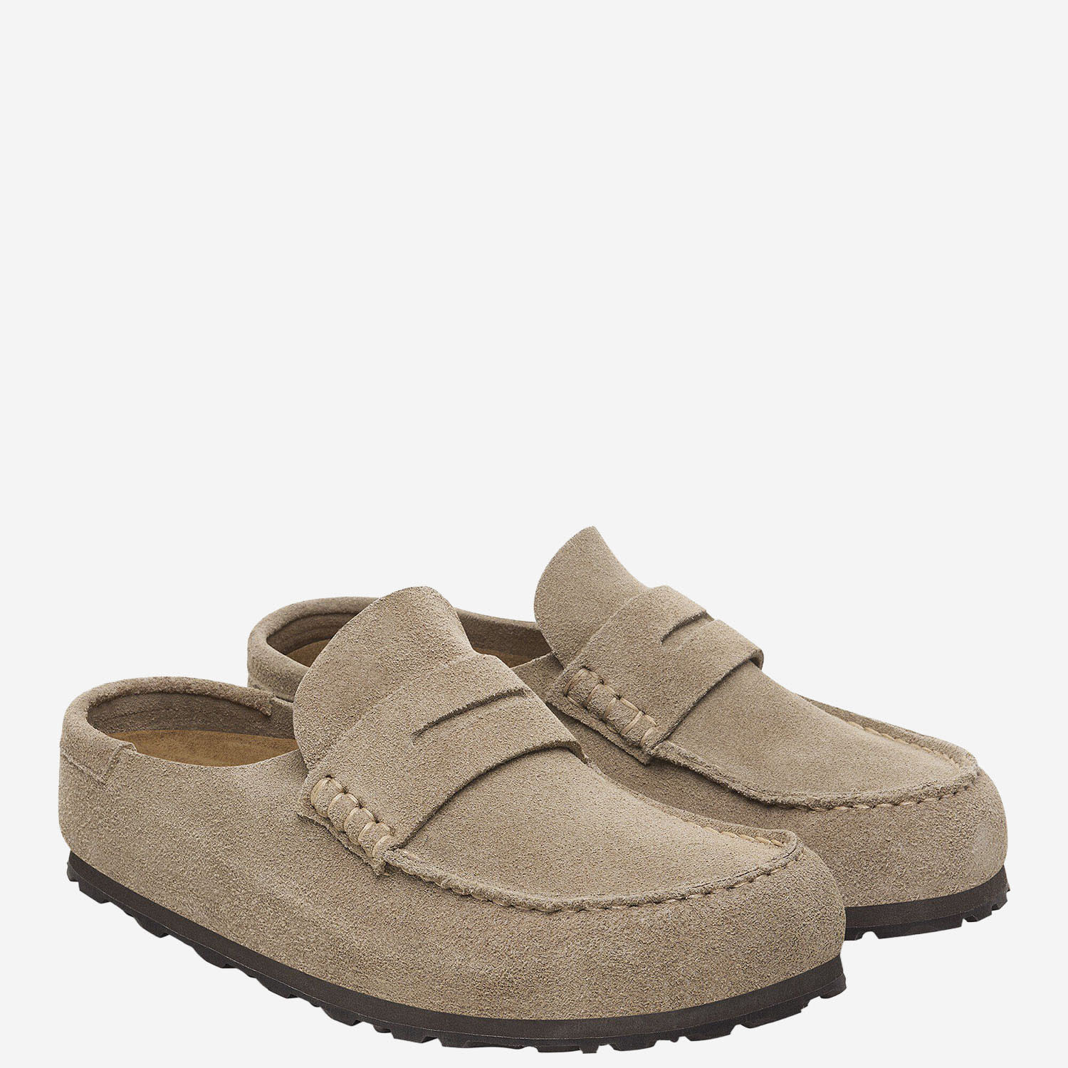 Birkenstock Naples Moccasins Wrapped In Brown