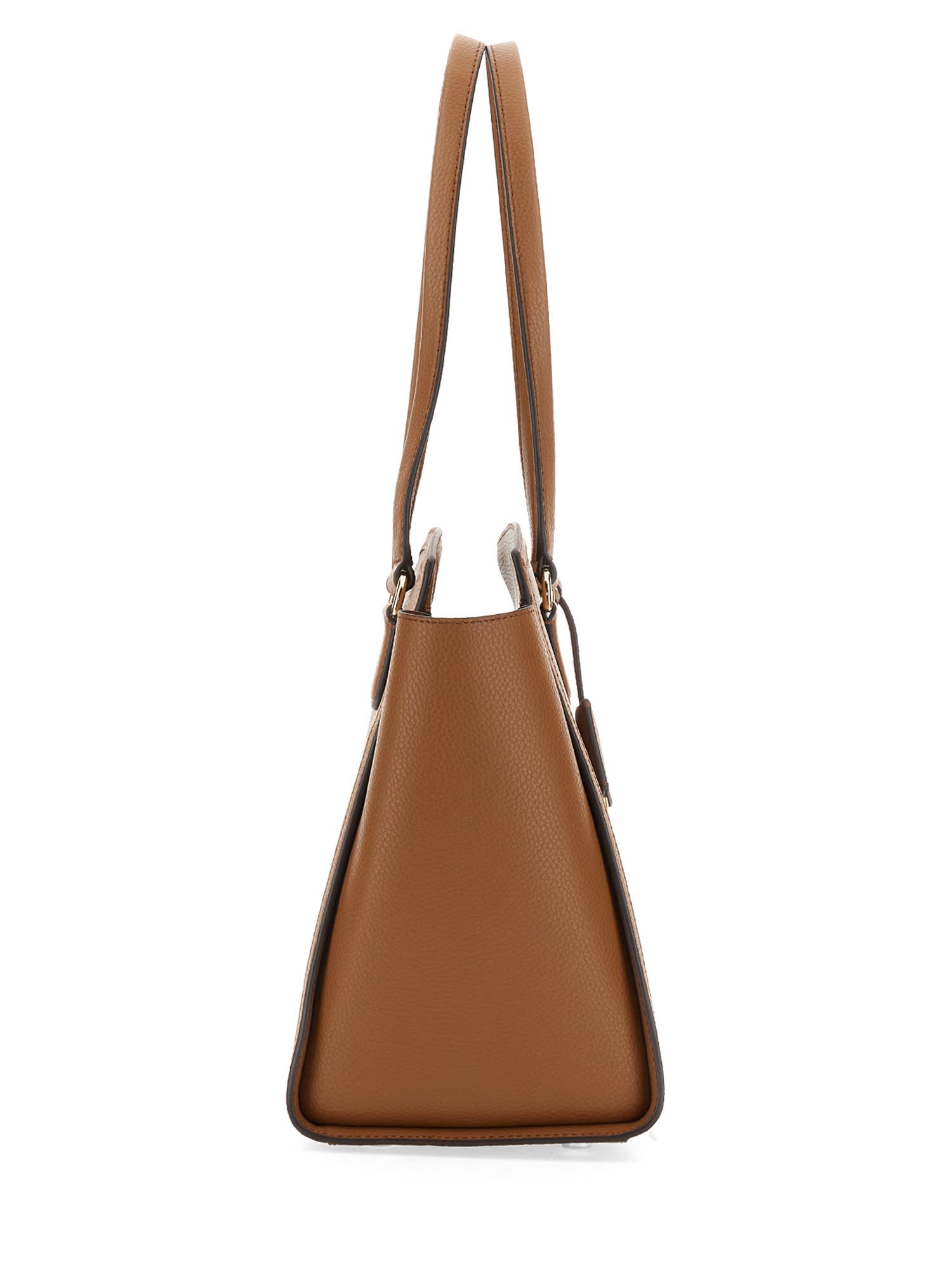 Shop Michael Michael Kors Chantal Tote Bag In Luggage