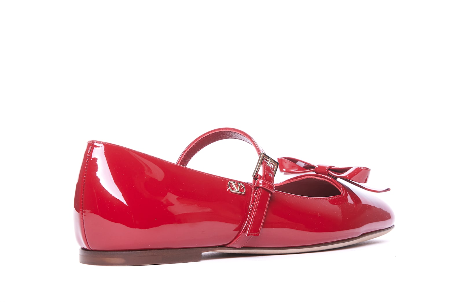 Shop Valentino Romance Ballets In Red