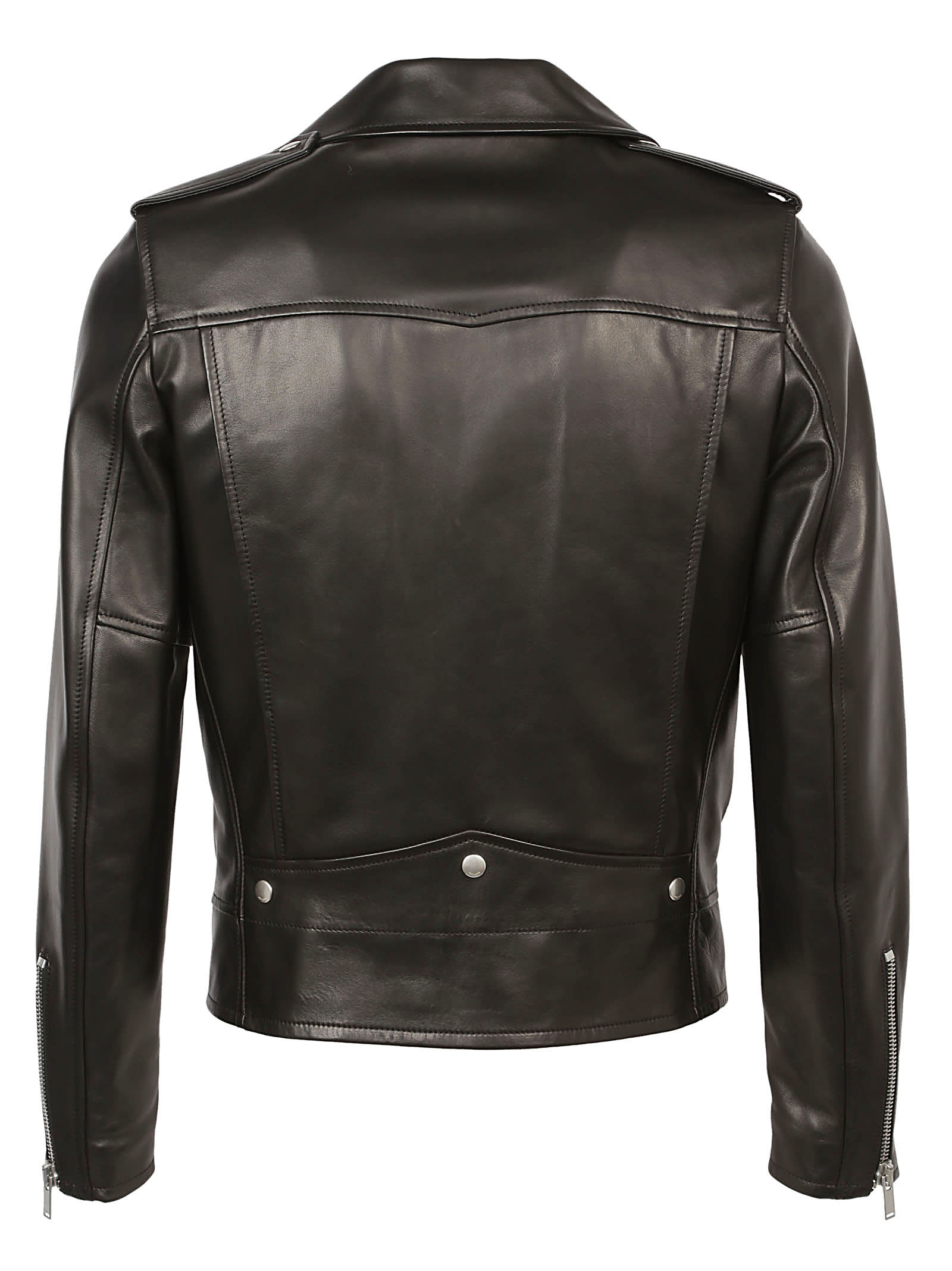 Shop Saint Laurent Jacket In Black