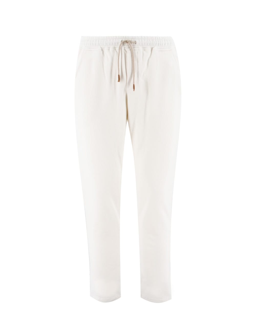 Shop Eleventy Trousers In White