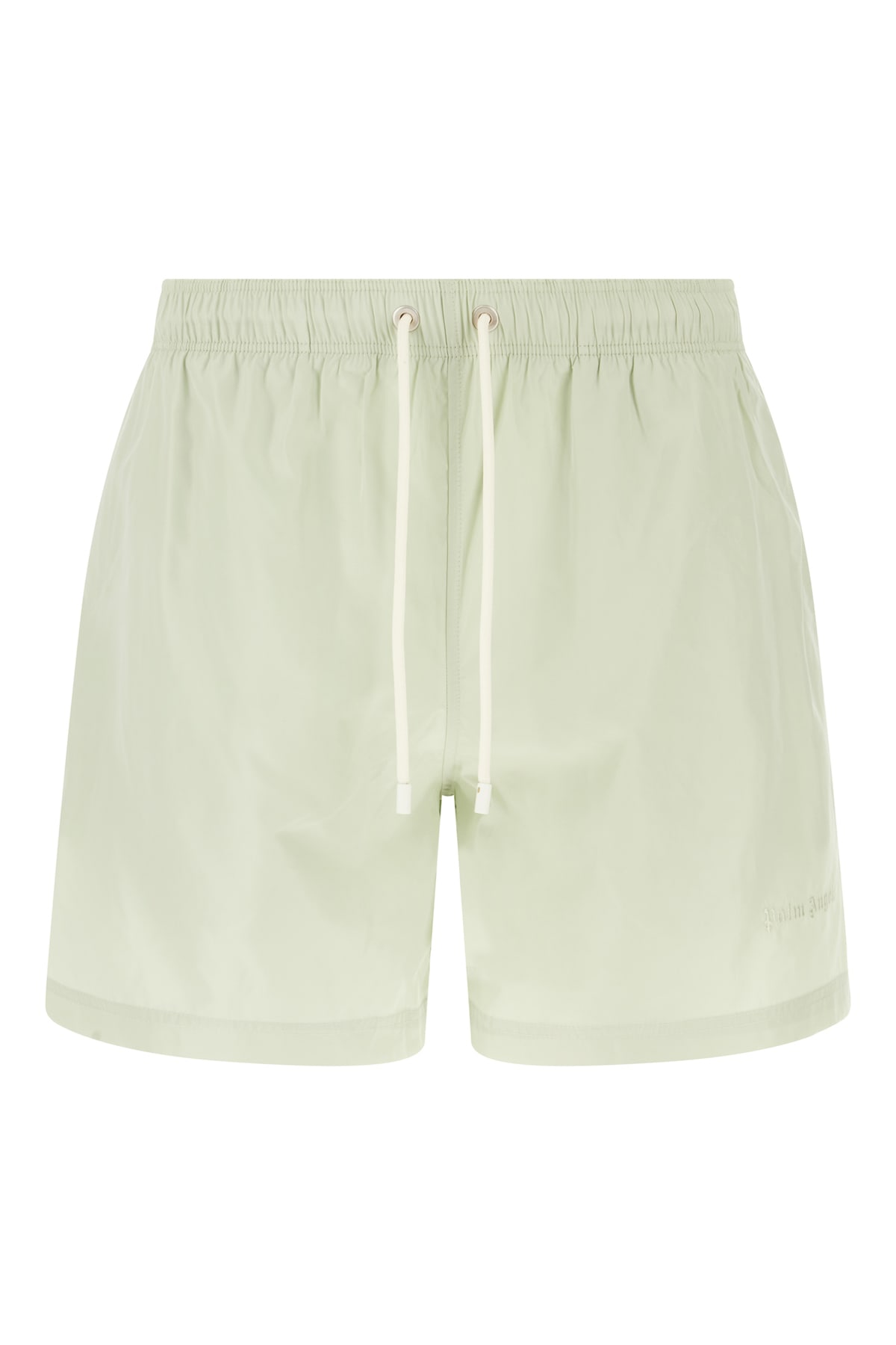 Palm Angels Mint Green Polyester Swimming Shorts In 5151