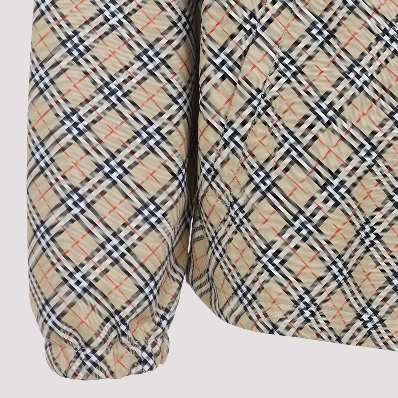 Burberry Slindon Check Jacket Men In Neutral
