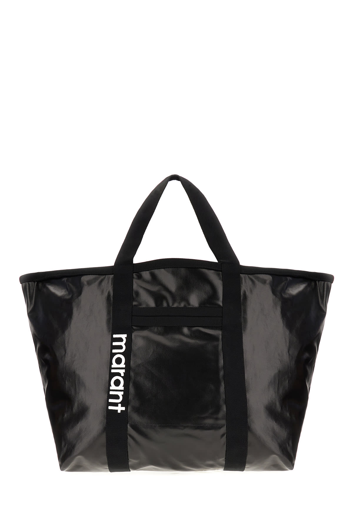 Isabel Marant Black Cotton Blend Large Shopping Bag