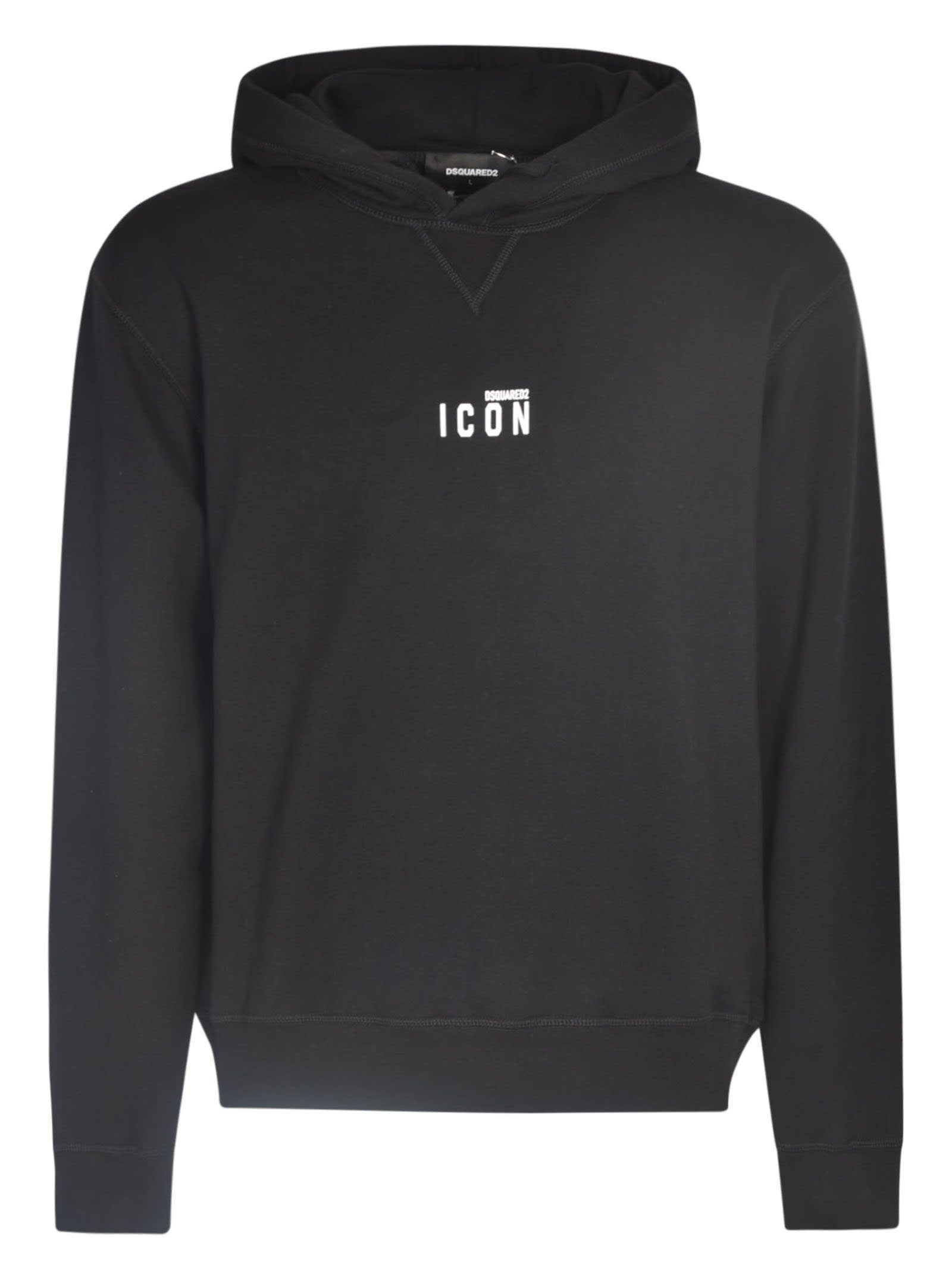 Dsquared2 Cool Fit Hoodie In Black/white | ModeSens