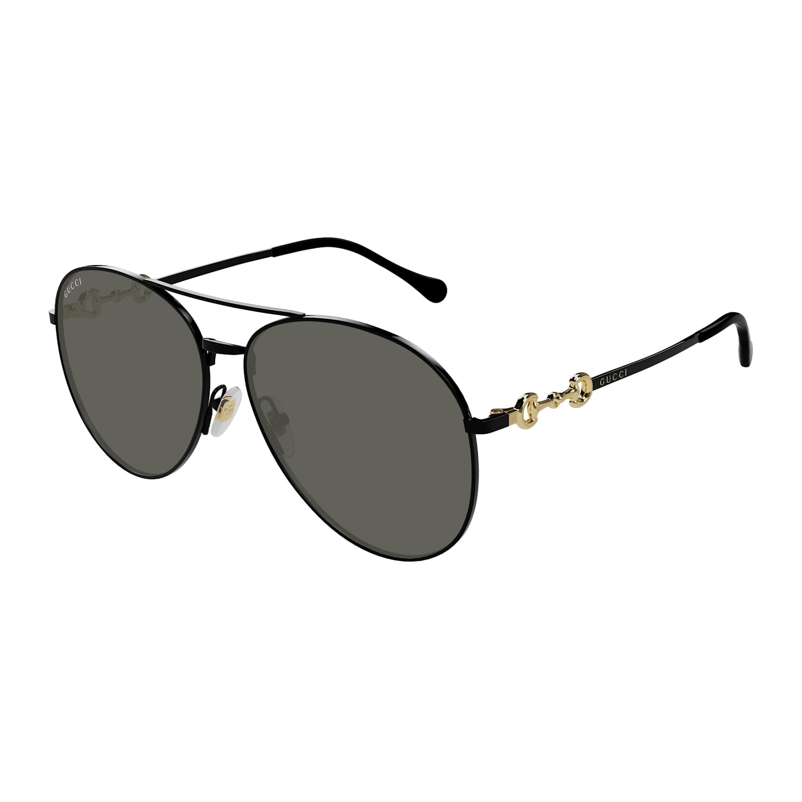 Shop Gucci Sunglasses In Nero/grigio